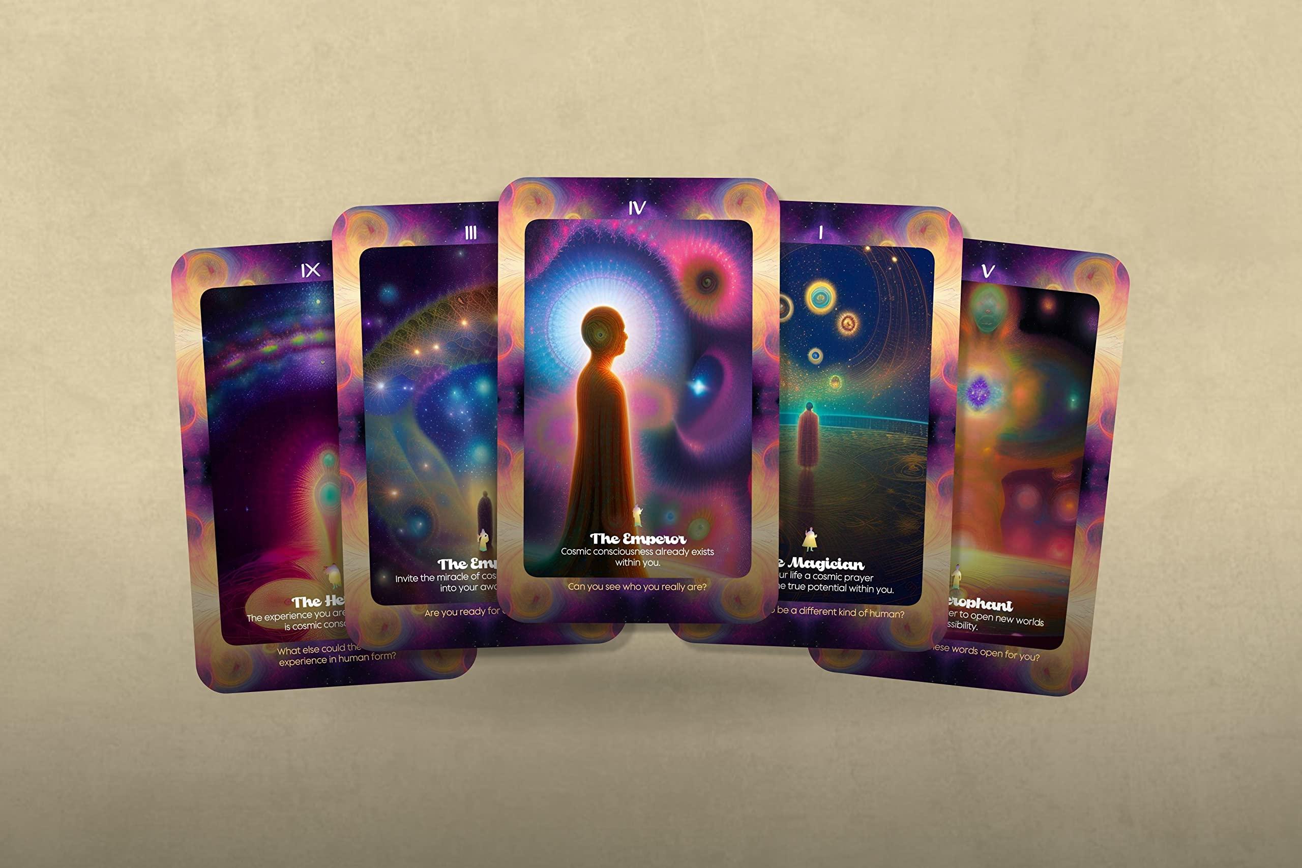 IBIZA TAROT Ibiza Tarot- Cosmic Consciousness - 22 Major Arcana| Fortune Telling Tarot Cards Deck for Beginners| Authentic Tarot Experience - Set of 22 Cards