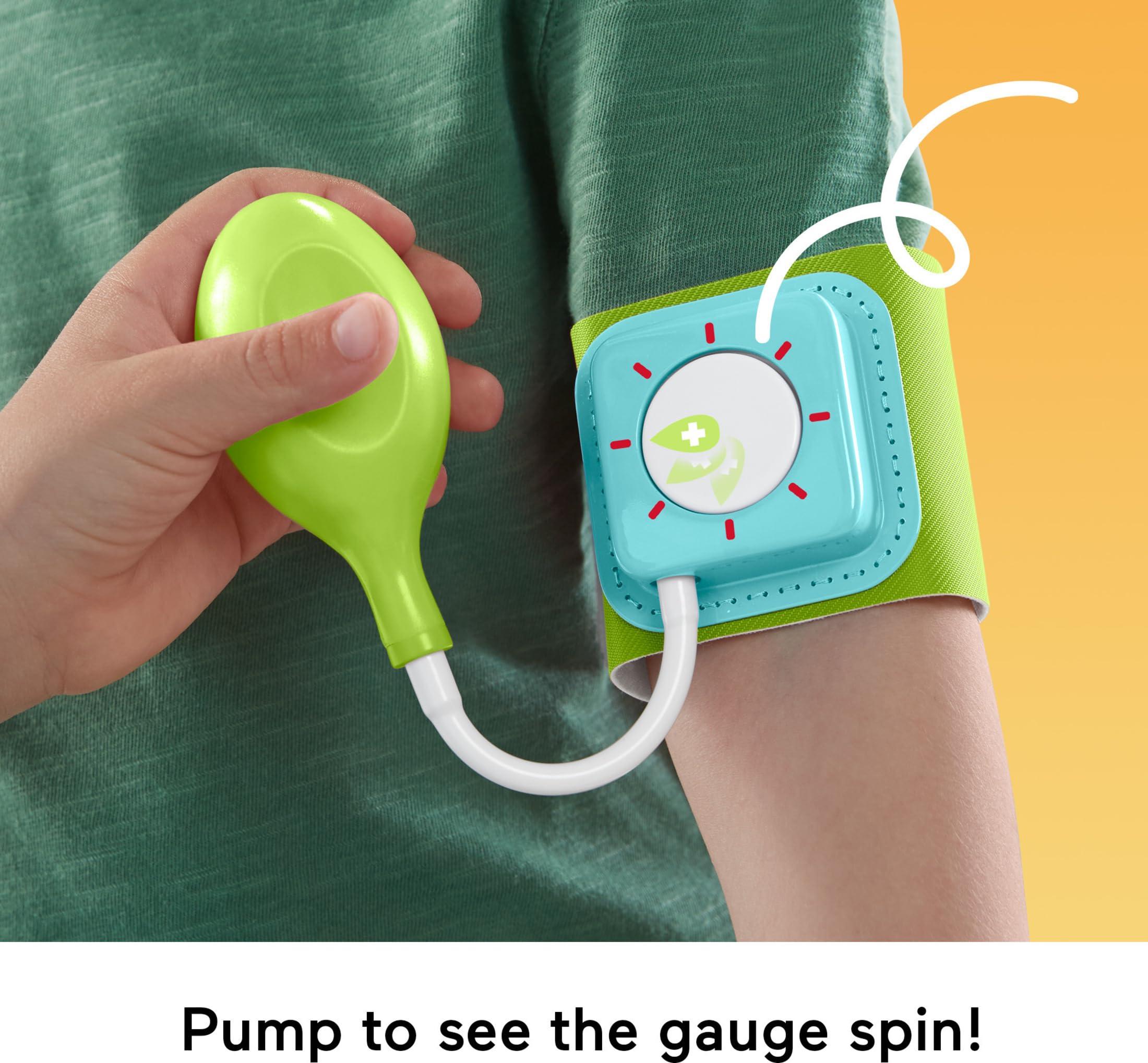 Fisher-Price Fisher-Price Preschool Pretend Play Medical Kit 7-Piece Doctor Bag Dress Up Toys for Kids Ages 3+ Years