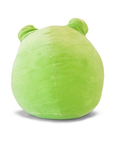 Snuggaboos Snuggaboos Adorable Large 15 Inch Zoe The Frog Squish Plush Pillow - Super Soft Original Cute Plushie Toy: Smiling Stuffed Animal Gift for Kids and Adults