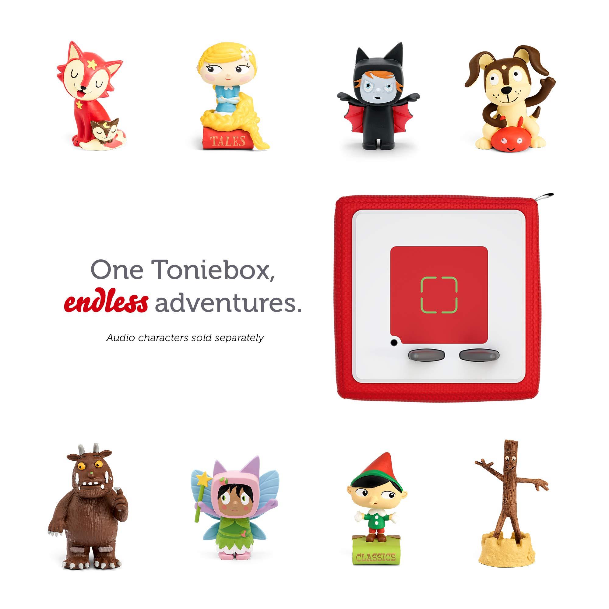 Tonies Tonies Creative Audio Character - Record and Upload up to 90 Minutes of Your Own Stories and Songs - Gray/Medium