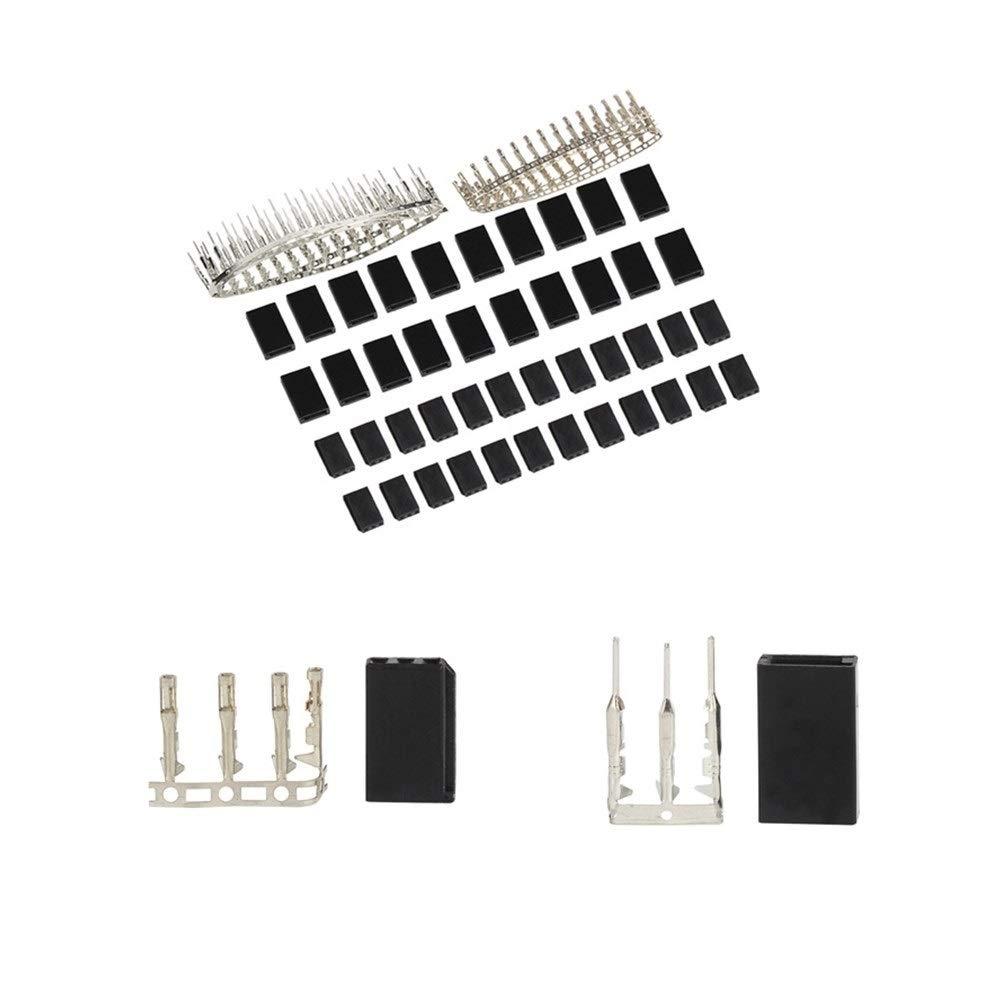 Xiaohu Circuit Wiring 10/20Pair Male Female Pin Connectors For RC Model Servo Connector, Model Receiver Battery ESC Connection (Color : 10 pair)