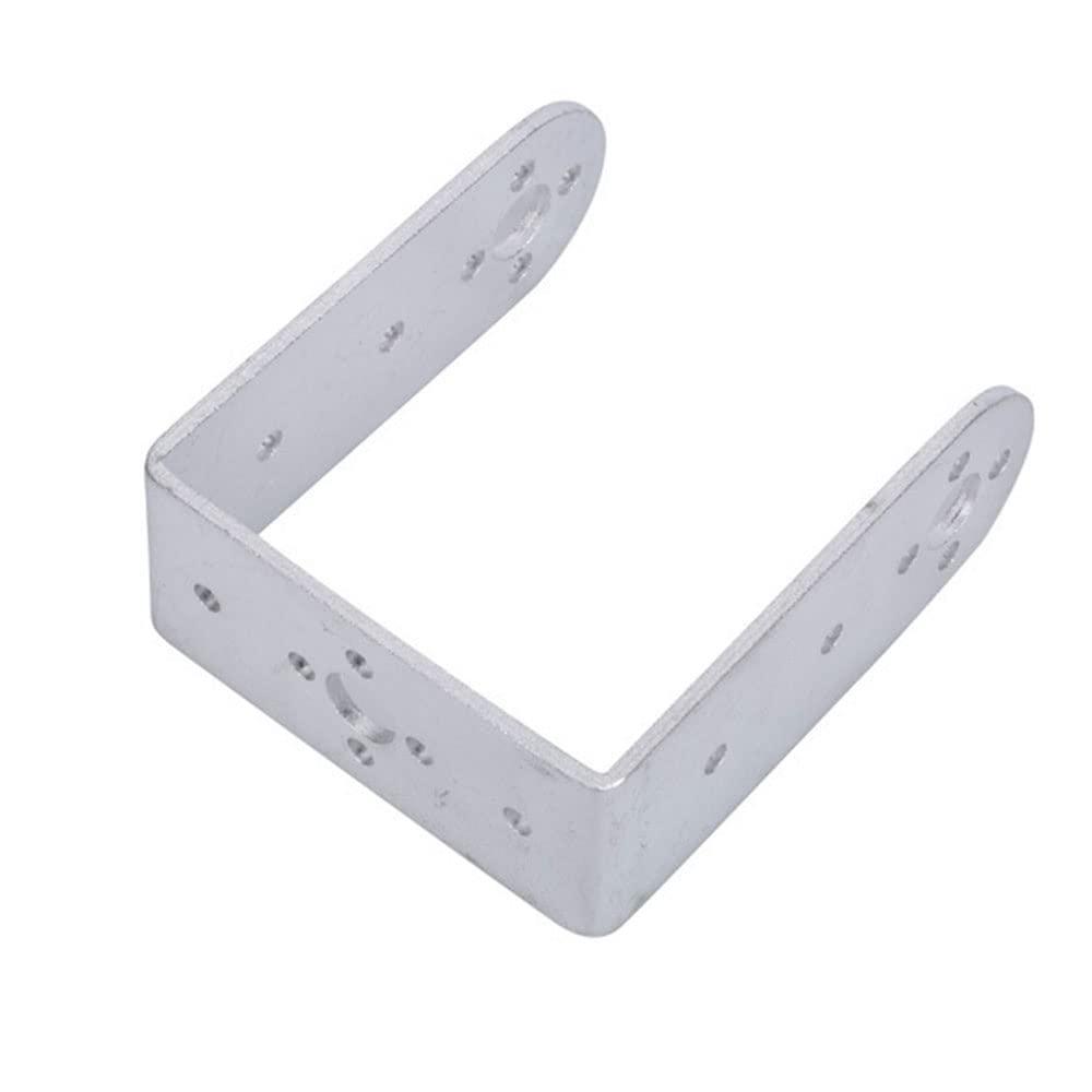 JINOARC 1 Set Servo Mount Bracket Pan Tilt Kit 25T Servo Mounts for MG995 MG996R S3003 Steering Gear Robot Car Boat