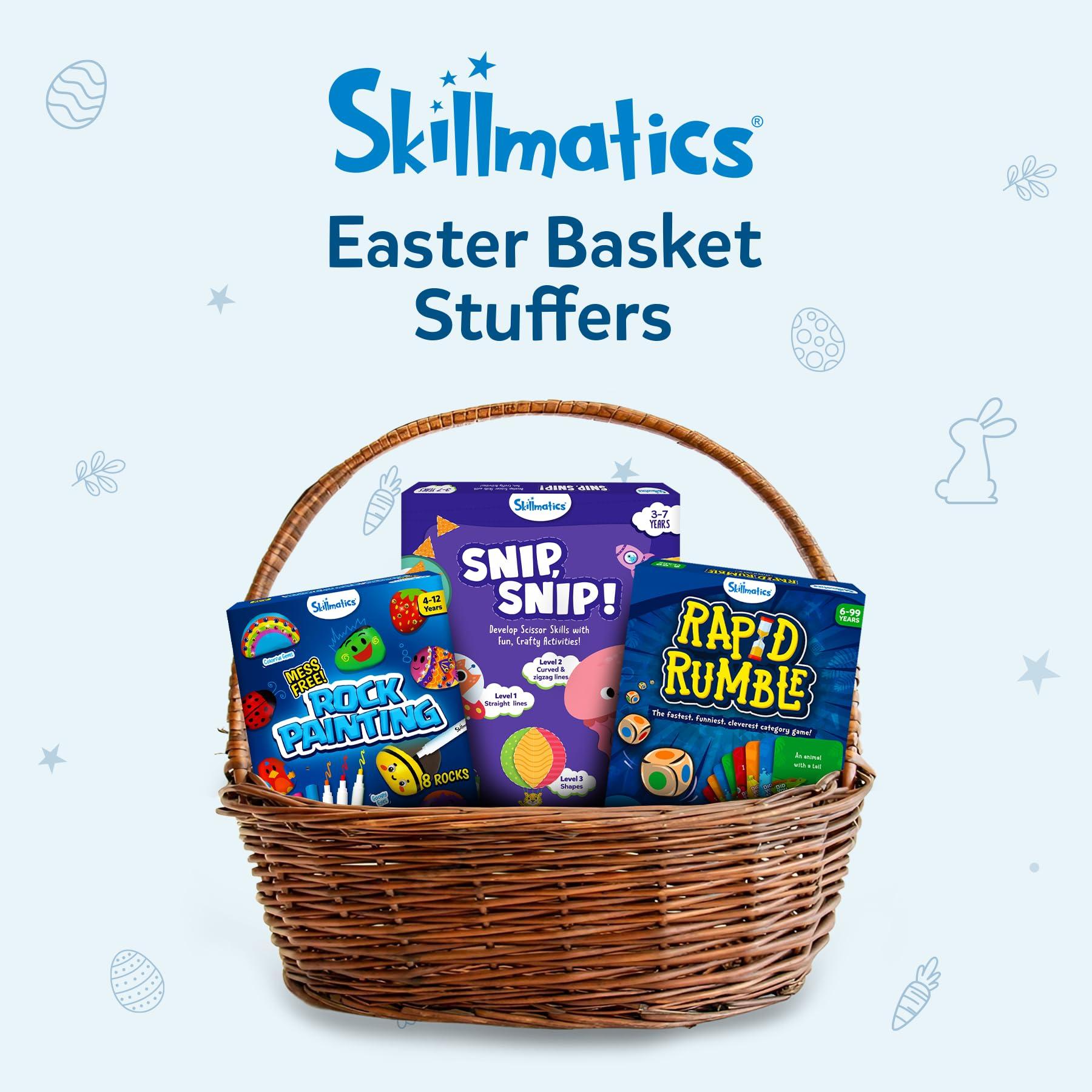 Skillmatics Skillmatics Rock Painting Kit - Mess-Free Art & Craft Activity for Girls & Boys, Craft Kits & Supplies, DIY Creative Activity, Gifts for Kids Ages 4, 5, 6, 7, 8, 9, 10, 11,12