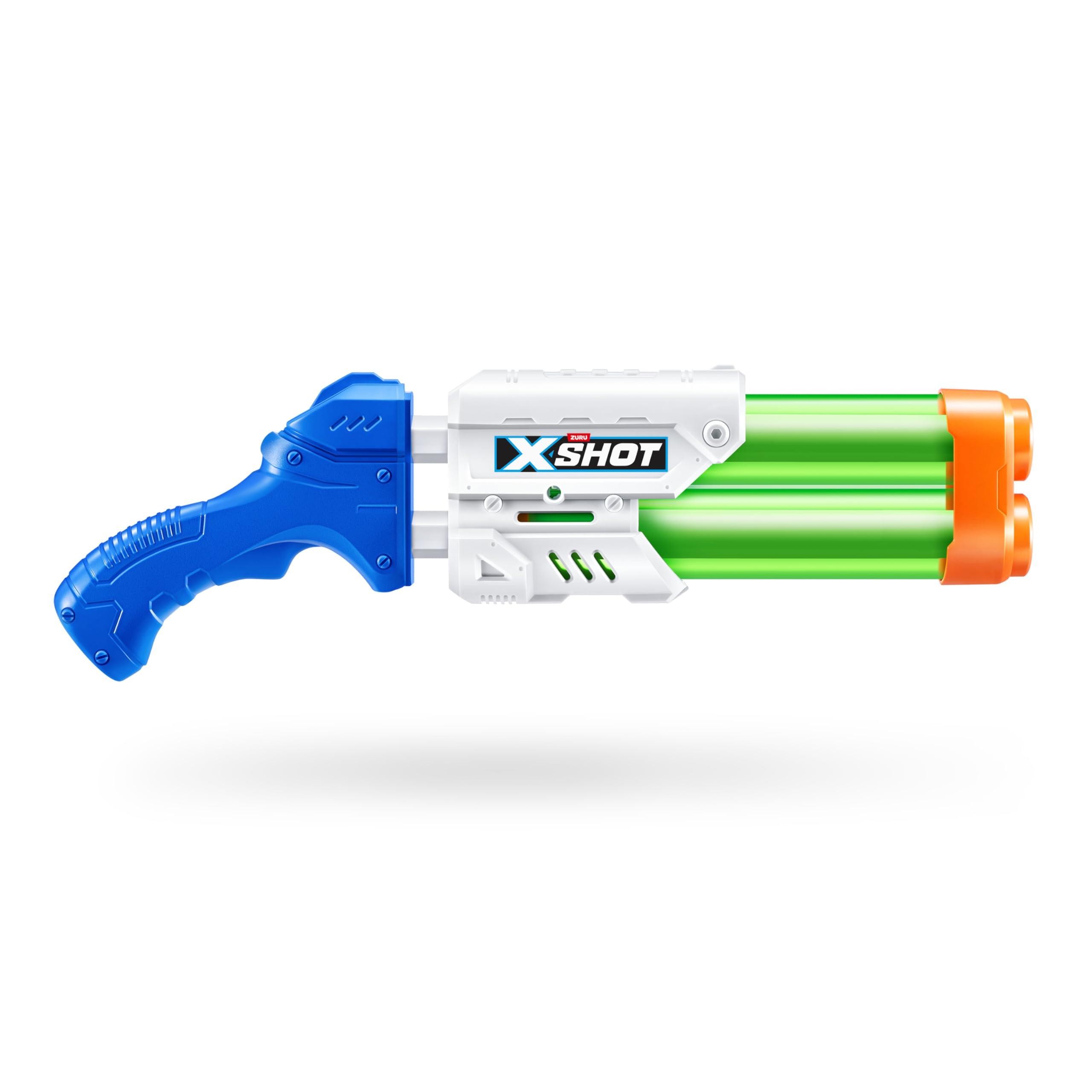 XShot X-Shot Small Dual Stream Water Blaster 2 Pack by ZURU Dual Play Water Toy, Dual Stream Blaster, Water Toy for Children, Teen and Adults