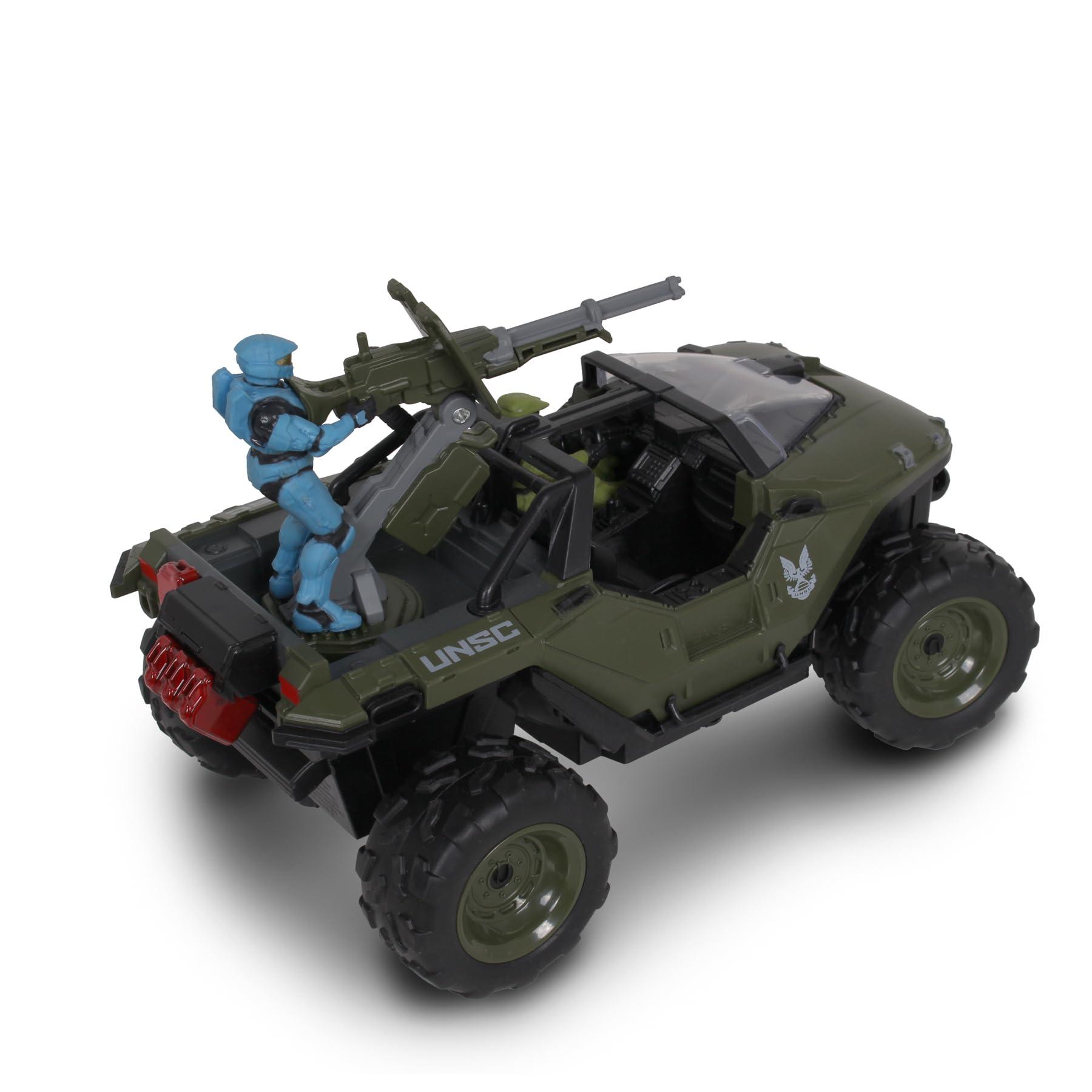 NKOK NKOK Halo Infinite RC: Battle Hog UNSC Warthog -W/Master Chief & Spartan, 2.4 GHz Radio Control w/Turbo Boost Vehicle