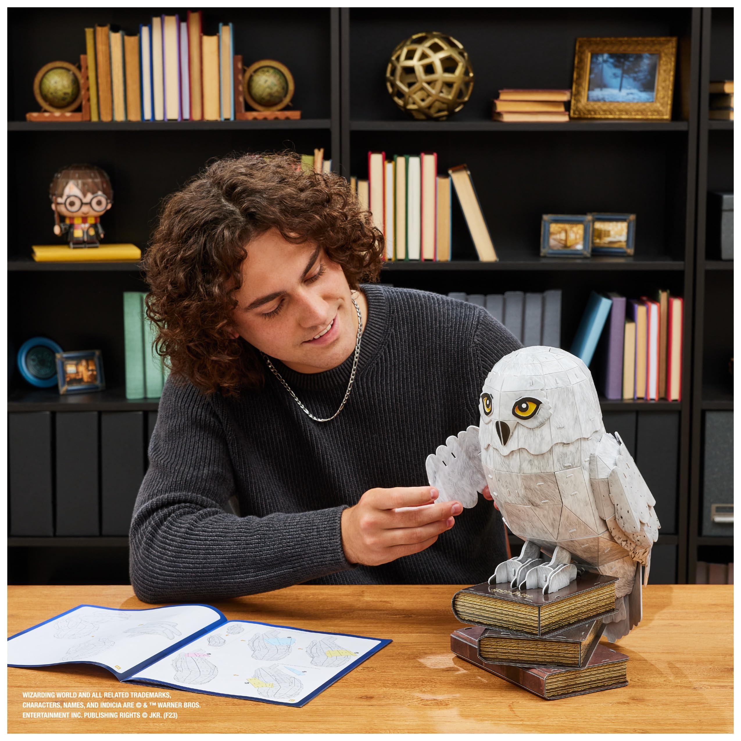 4D Build 4D Build, Harry Potter Hedwig 3D Model Kit, Harry Potter Collectibles & Desk Decor, Adult Building Toys, 3D Puzzles for Adults & Teens, 118 Pieces, for Ages 12 & Up