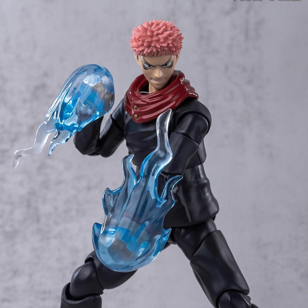 QAHEART QAHEART Itadori Yuji Action Figure, 18cm Anime JJK Figure Model Statue Movable Figure, Changeable Face Handmade Collectible Desktop Decoration Gifts for Fans