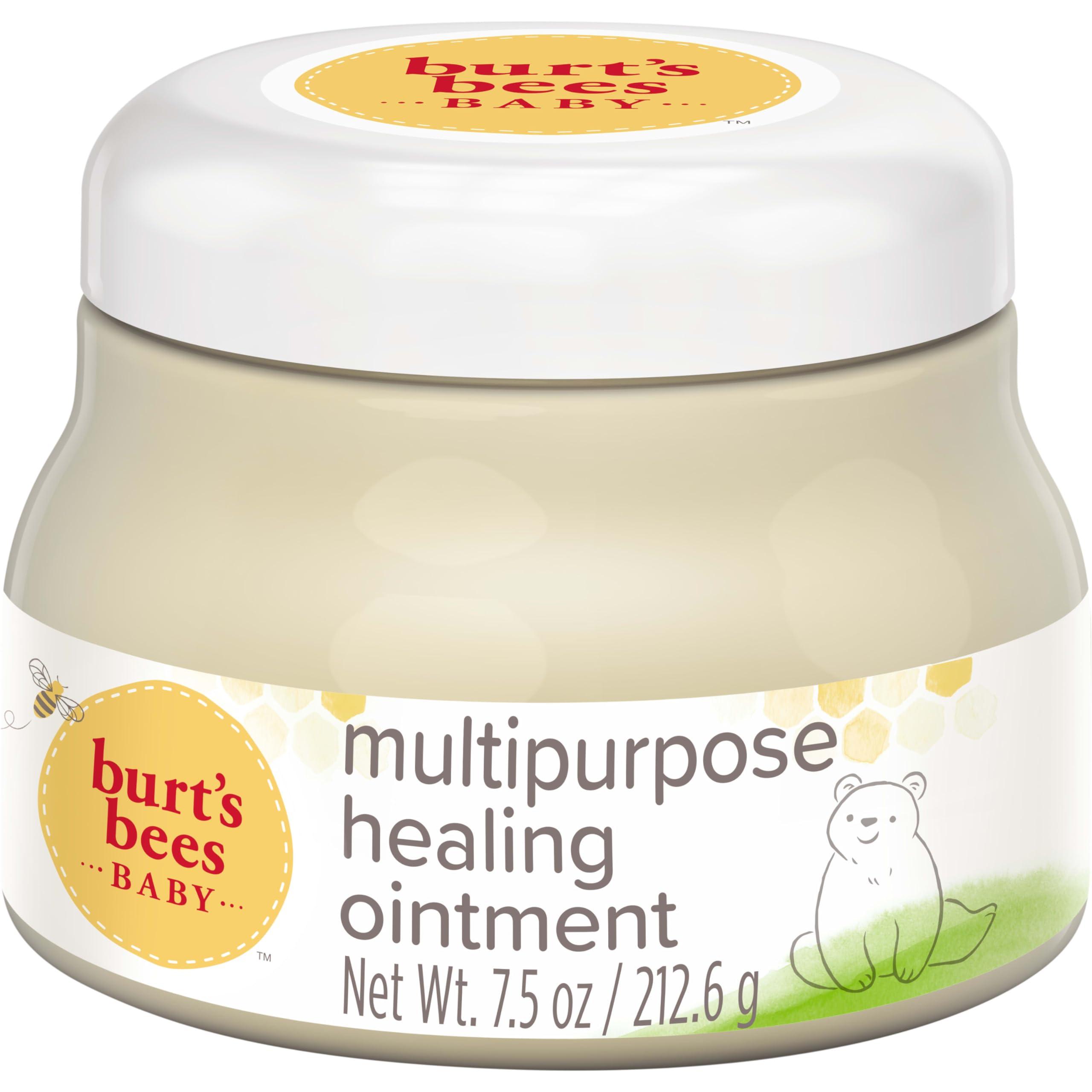 Burt\'s Bees Burt's Bees Baby Dusting Powder, 100% Natural Origin, Talc-Free, Pediatrician Tested, 7.5 Ounces & Baby 100% Natural Multipurpose Healing Ointment, Face & Body Baby Ointment 7.5 Ounce Tub
