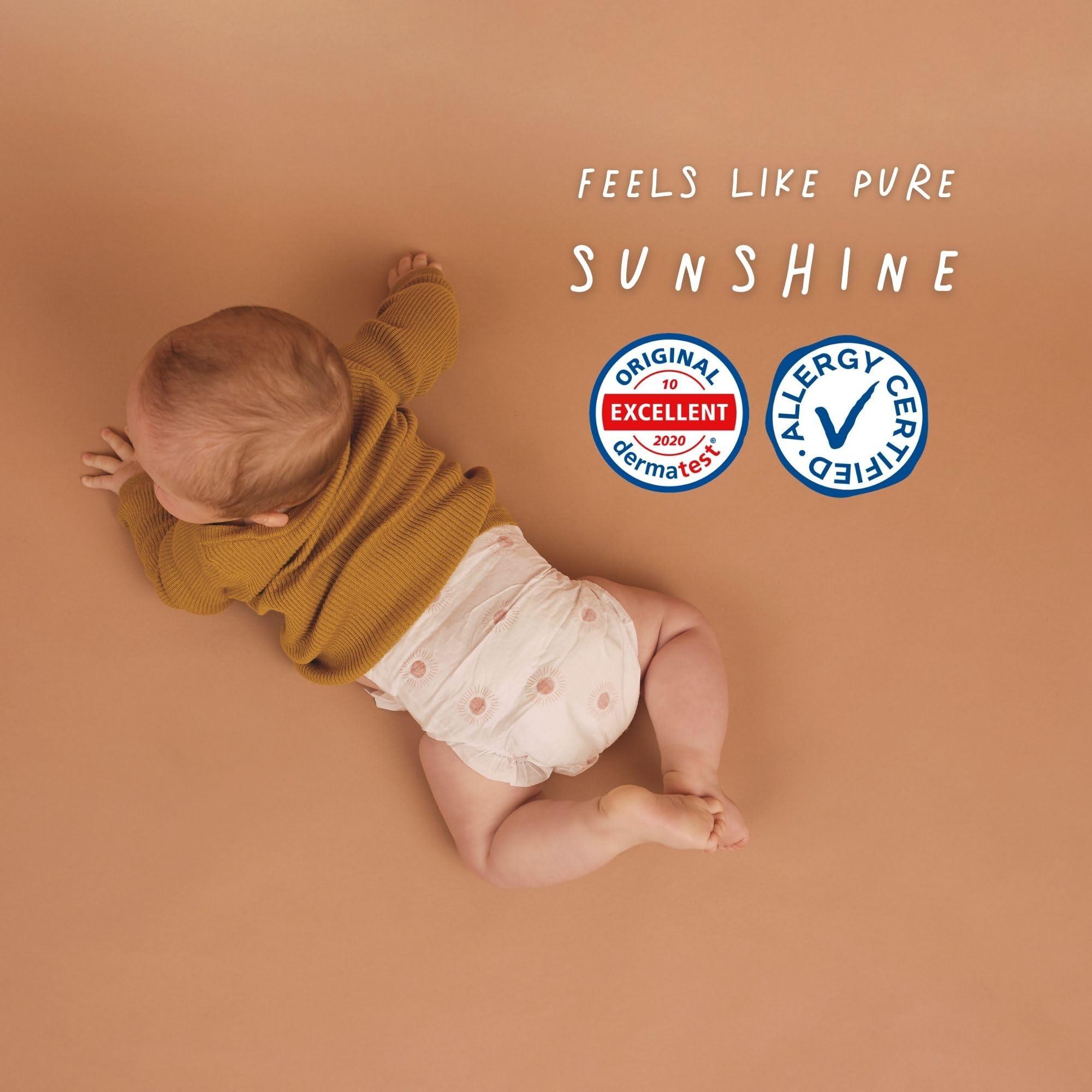 JOONYA Joonya Baby Diapers, Size 4 L (15-31 lb) - 1 Bag of 25 - **New Range** - NonToxic, Eco-Friendly, Ultra Slim, Overnight Use - Made in Denmark