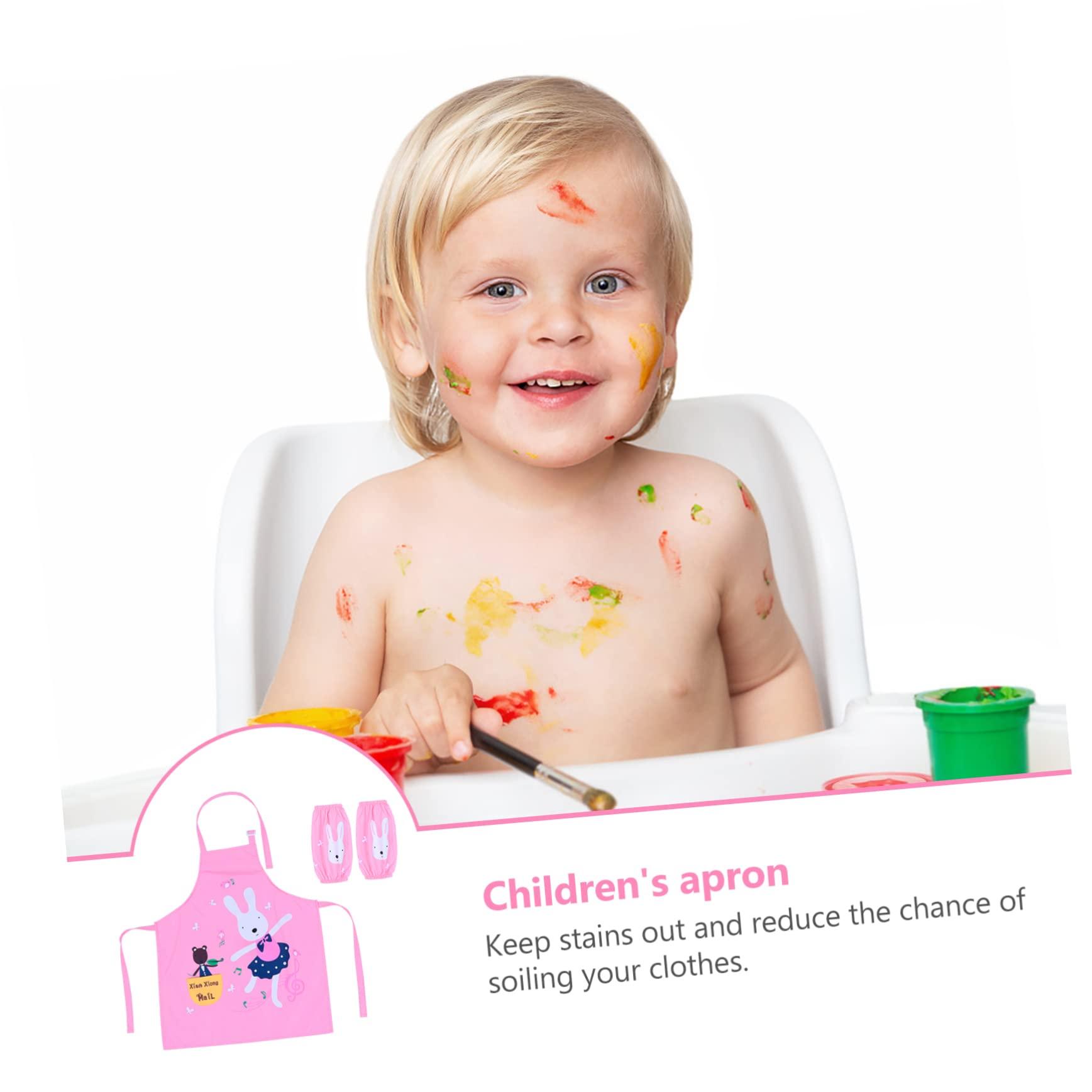 Hemoton Hemoton 1 Set Apron Aprons for Cleaning Apron Arm Sleeves for Chef Apron Art Smock Aprons Painting Smock Mirror Painting Apron Polyester