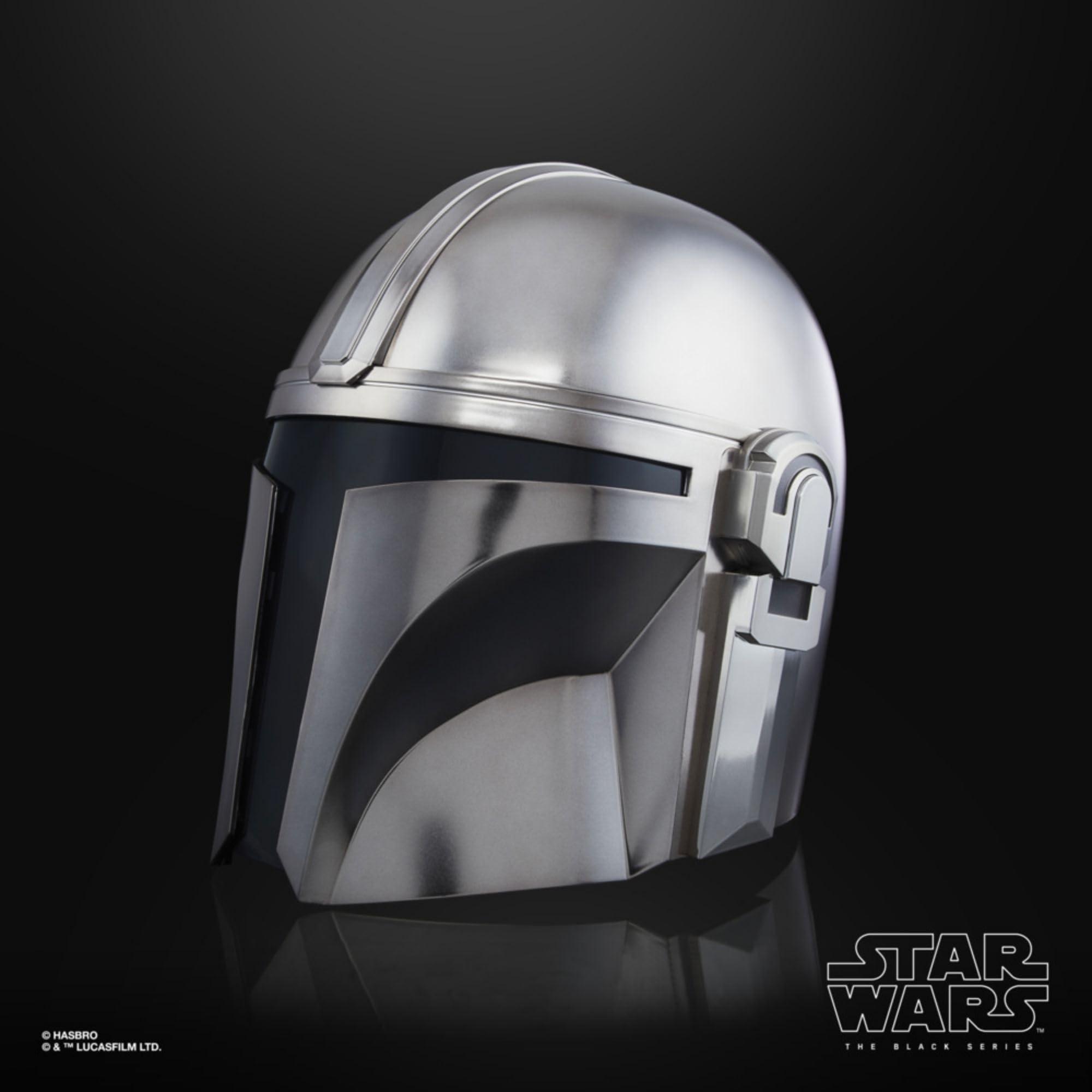 STAR WARS STAR WARS The Black Series The Mandalorian Premium Electronic Helmet Roleplay Collectible, Toys for Kids Ages 14 and Up