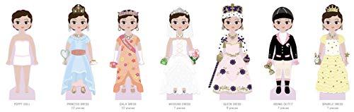 Floss & Rock Floss & Rock Magnetic Dress Up Wooden Doll - Charlotte