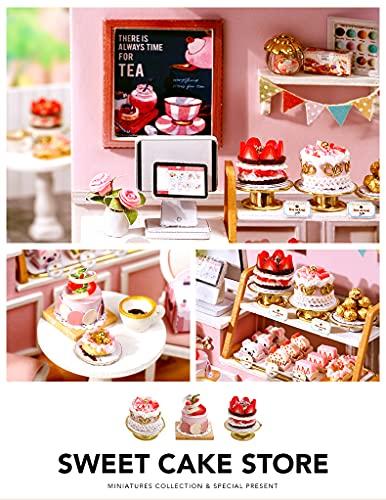 Flever Flever Dollhouse Miniature DIY House Kit Creative Room with Furniture for Romantic Valentine\'s Gift (Sweet Talk)