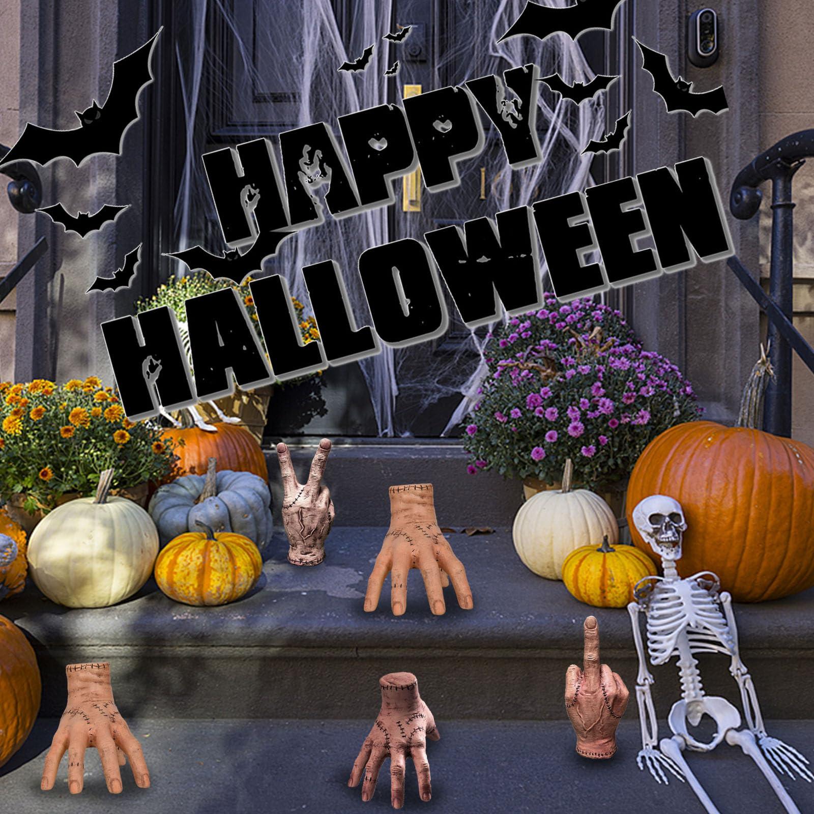 Dumwick Addams Family Fakething Hand Toys,2024 The Thing from Addams,Scary Prosthetic Props for Decorations,Birthday Supplies,Accessories for Halloween Xmas (A-1PC)