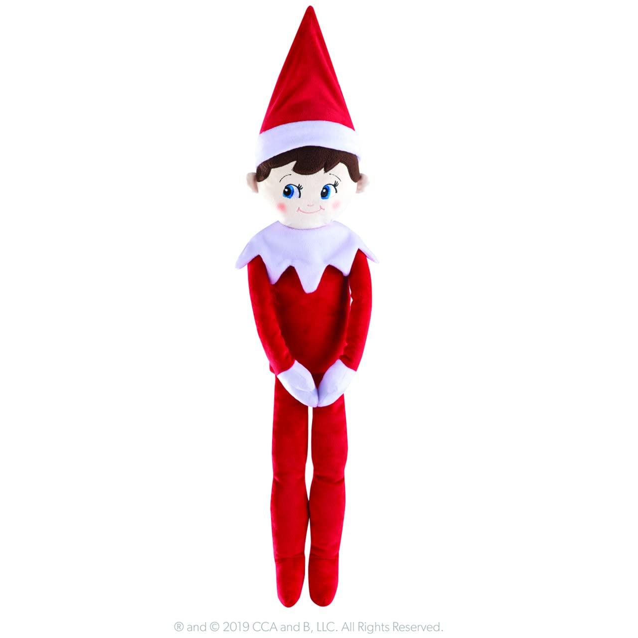 The Elf on the Shelf The Elf on the Shelf Plushee Pals 27 in Huggable Blue Eyed boy,Stuffed Plush Toy