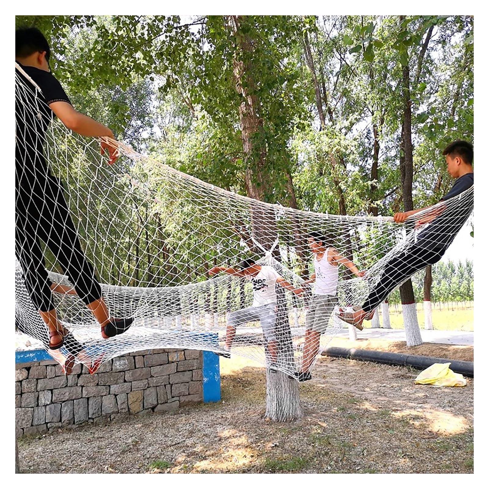 BESNUT Multiple Sizes Child Safety Net,Stairs Balcony Protection Net,10X10cm Mesh Rope Net,White Anti Fall Net Safety Rope Net Garden Plant Nets,Indoor Wall Decor Net Guardrail Net ( Color : 6mm-10cm Mesh ,