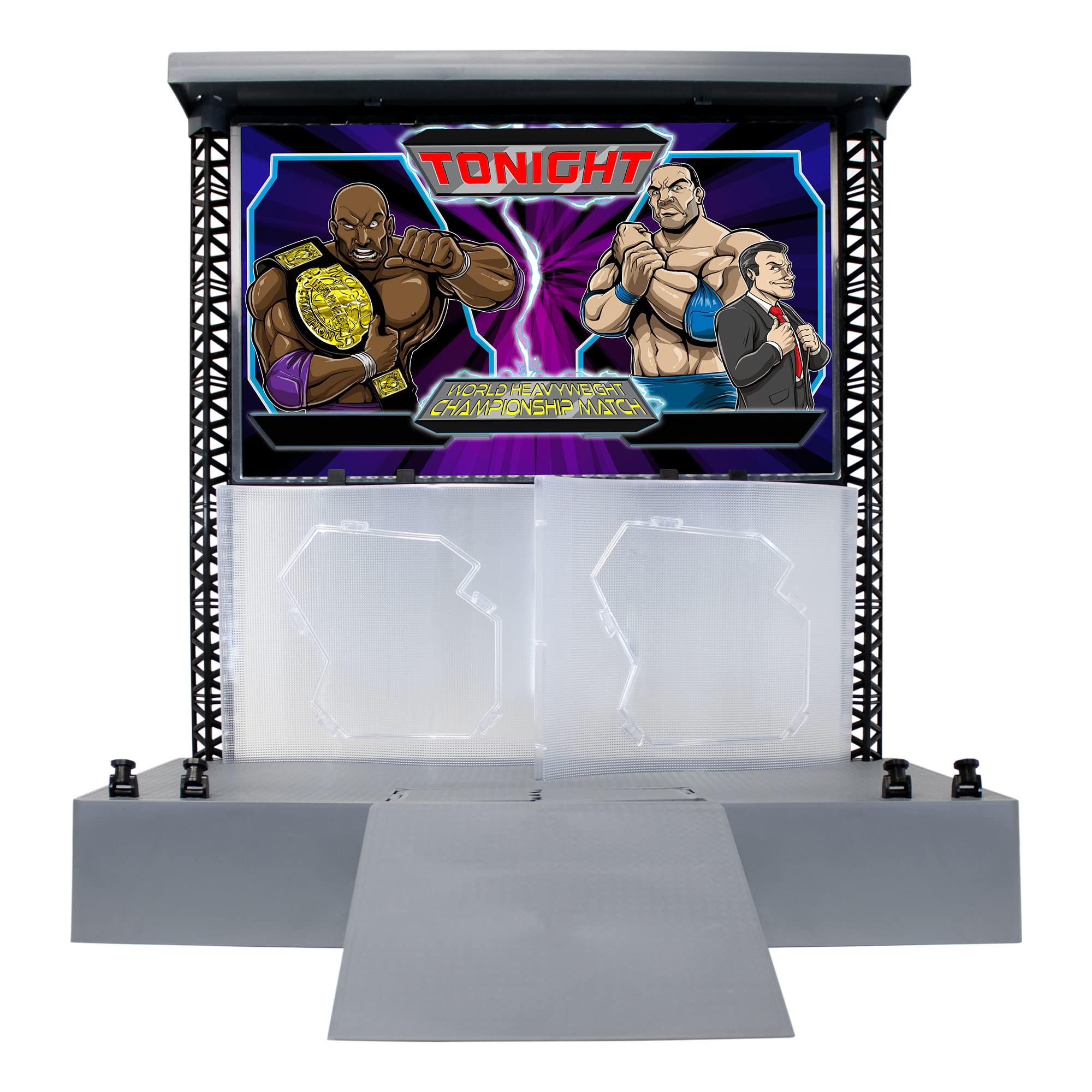 Figures Toy Company Ultimate Entrance Stage for WWE Wrestling Action Figures
