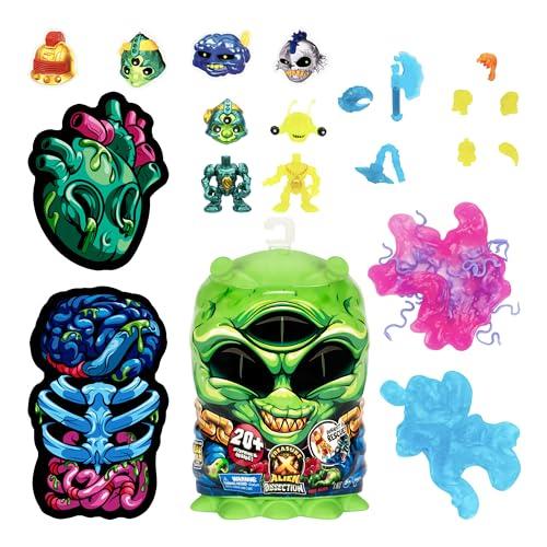 Treasure X TREASURE X Mini Alien Dissection, Dissect The 8\"\" (20cm) Mini Alien to Reveal 20 + Surprises Hidden Within! 3 Different Mini Aliens to Collect and Dissect