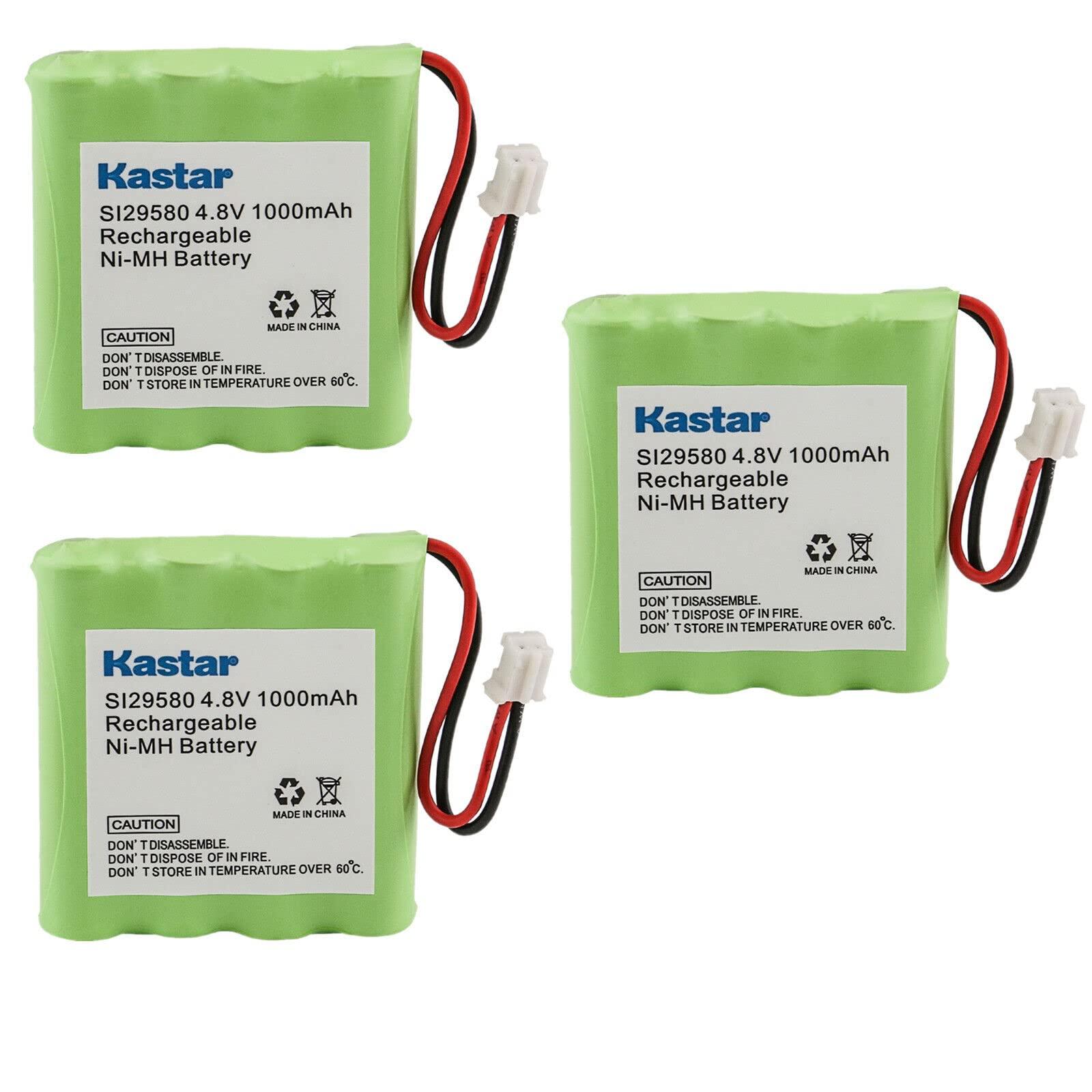 Kastar Kastar 3-Pack Battery Replacement for Summer Infant Panorama Duo Video Baby Monitor with 5-inch Screen and 2 Remote Steering Cameras Model 29940, 2958010 2927010