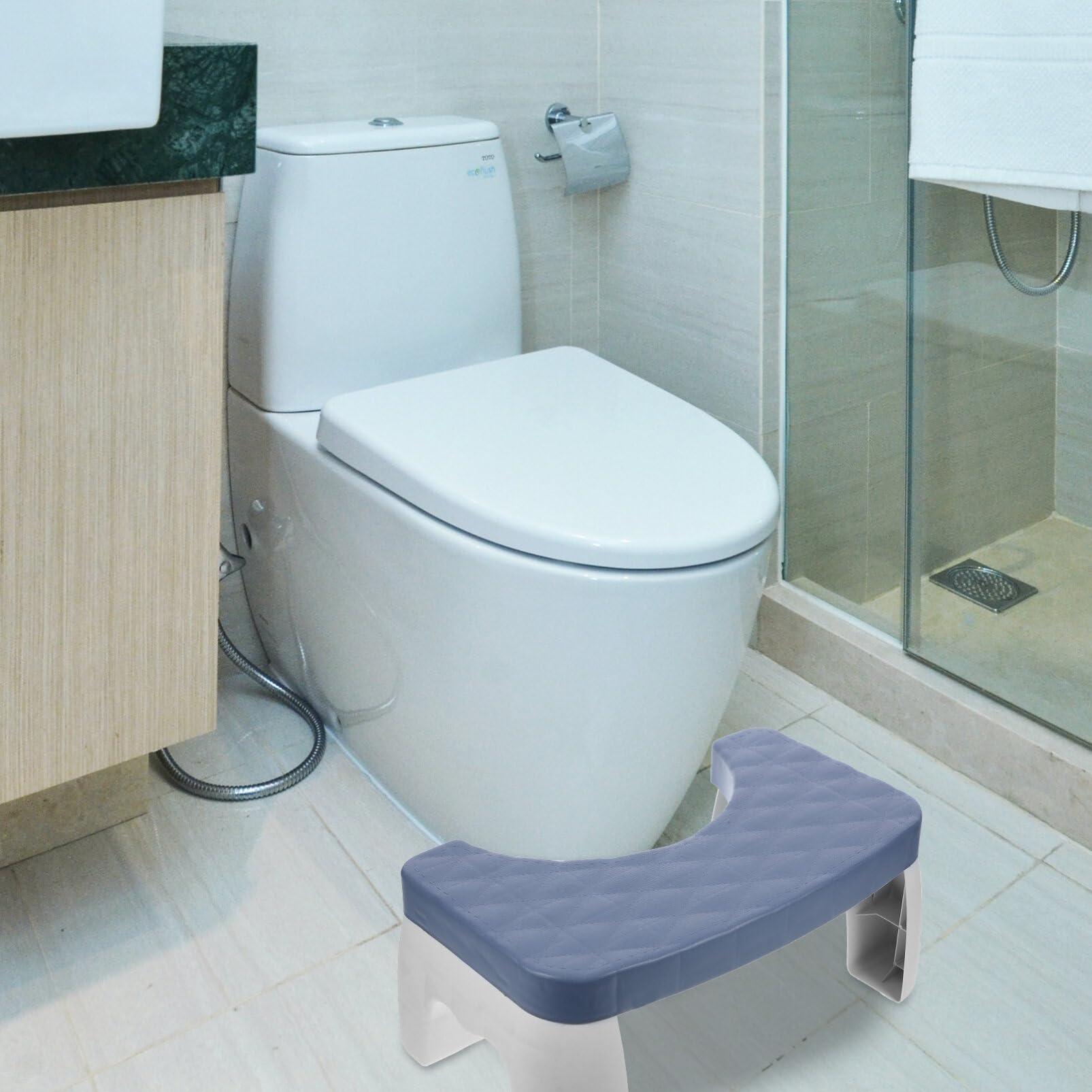 Luxshiny Luxshiny Toilet Stool Folding Toilet Stool Squatting Toilet Stool Potty Step Stool Splicable Poop Stool for Bathroom Kitchen Bedroom Home Dorm