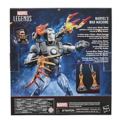 Marvel Marvel Hasbro Legends Series 6-inch Collectible Action Figure Deluxe War Machine Toy, Premium Design and 8 Accessories