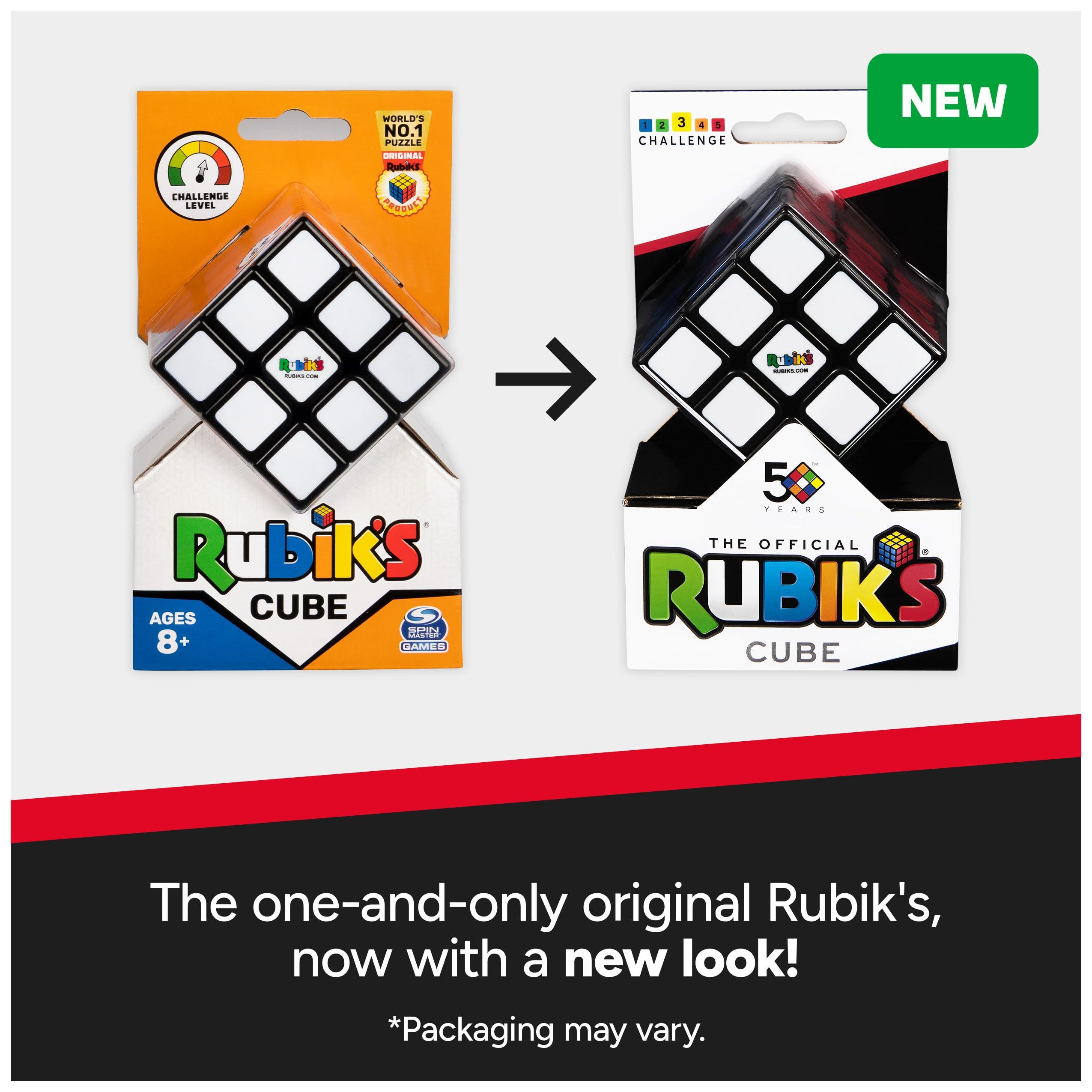 Rubik\'s Rubiks Cube, The Original 3x3 Colour-Matching Puzzle, Classic Problem-Solving Cube
