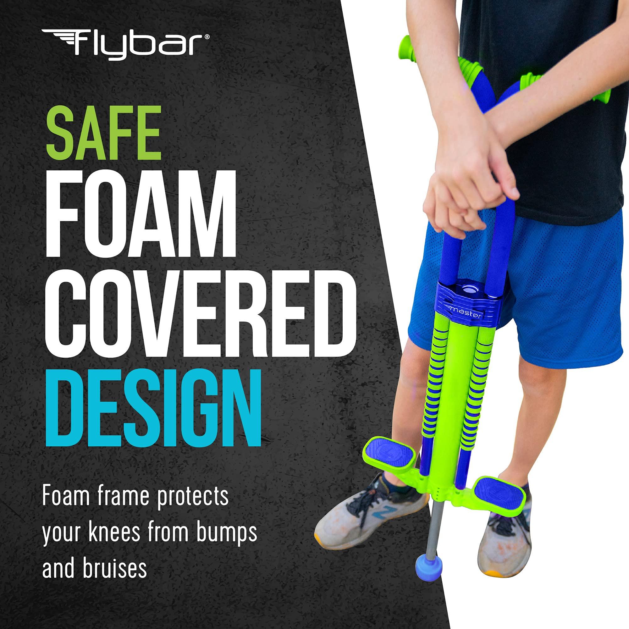 Flybar Flybar Master Pogo Stick for Kids, Ages 9+, 80 to 160 Pounds, Easy Grip Handles, Anti-Slip Pegs, Outdoor Toys for Boys, Jumper Toys for Girls, Outside Toys for Kids, Tweens and Teens