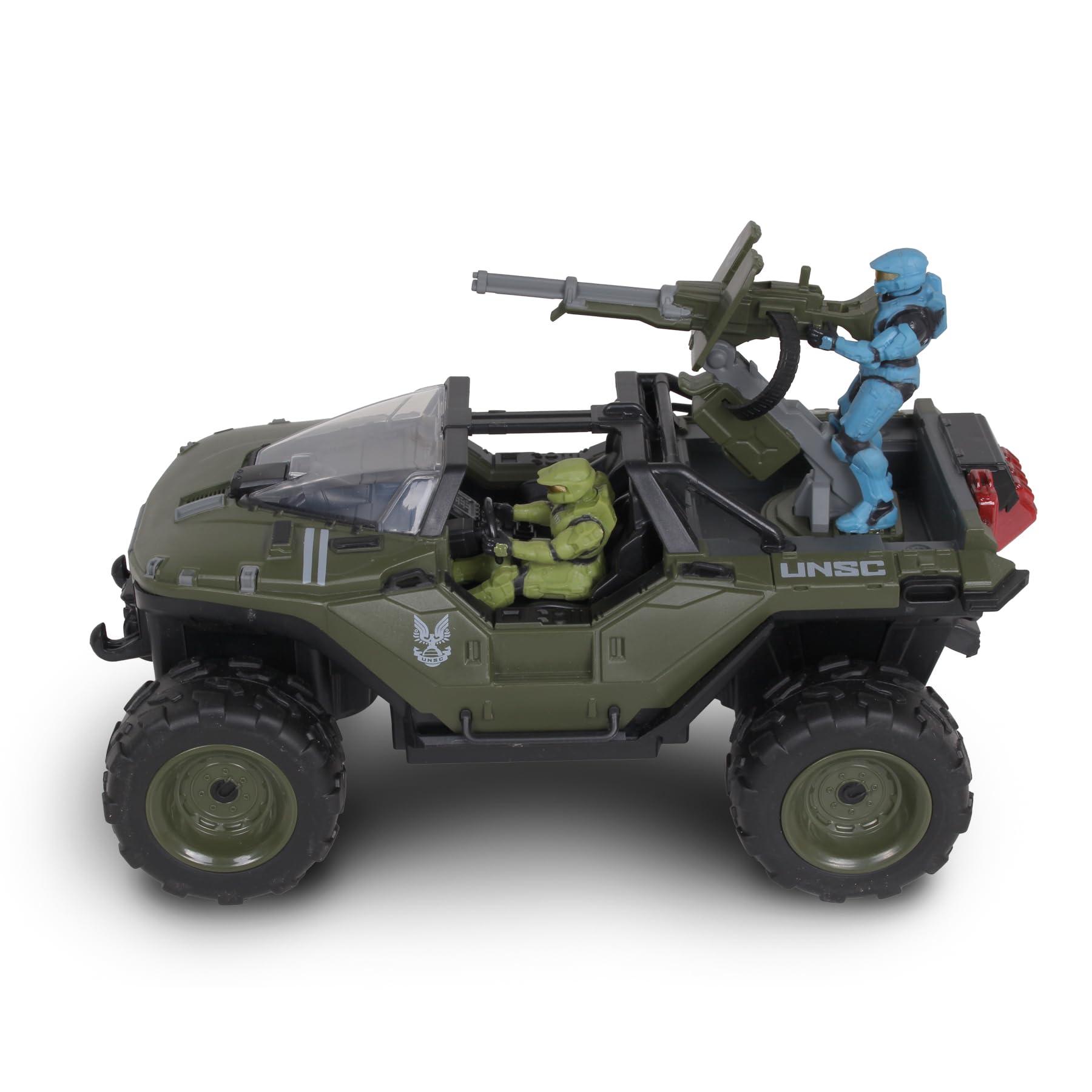 NKOK NKOK Halo Infinite RC: Battle Hog UNSC Warthog -W/Master Chief & Spartan, 2.4 GHz Radio Control w/Turbo Boost Vehicle