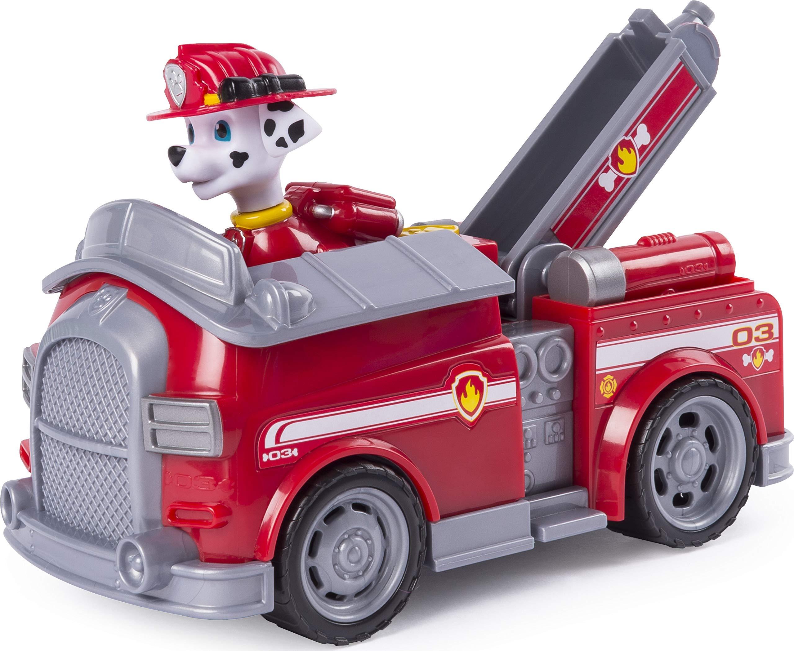 Paw Patrol Paw Patrol, Marshall’s Transforming Fire Truck with Pop-Out Water Cannons, for Ages 3 & Up