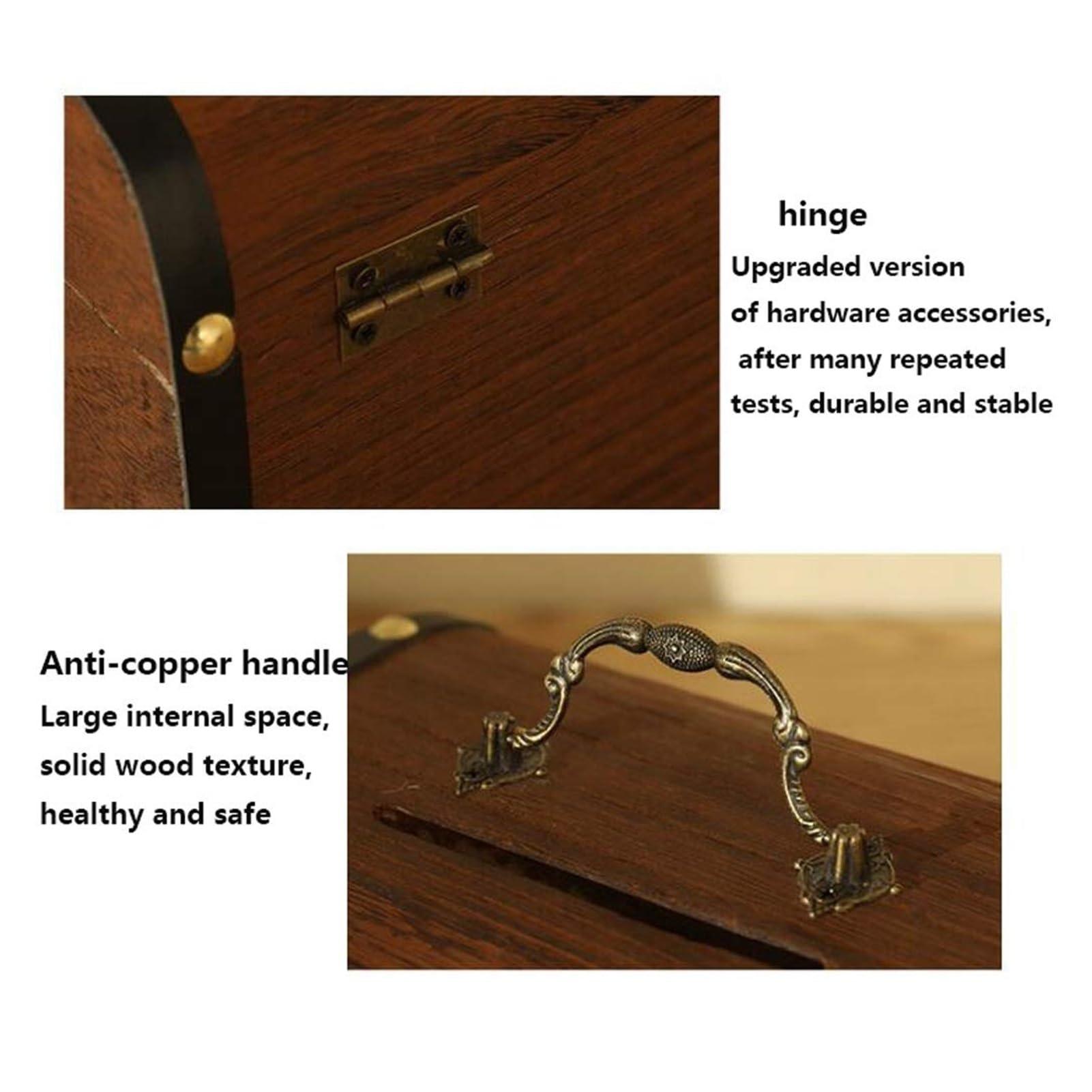 SEDFDD Deposit Money Bank Coin Bank Hand Wooden Coin Jars Adult Piggy Bank Unique Gift Room Decor Kids\' Money Banks Piggy Bank(Large)