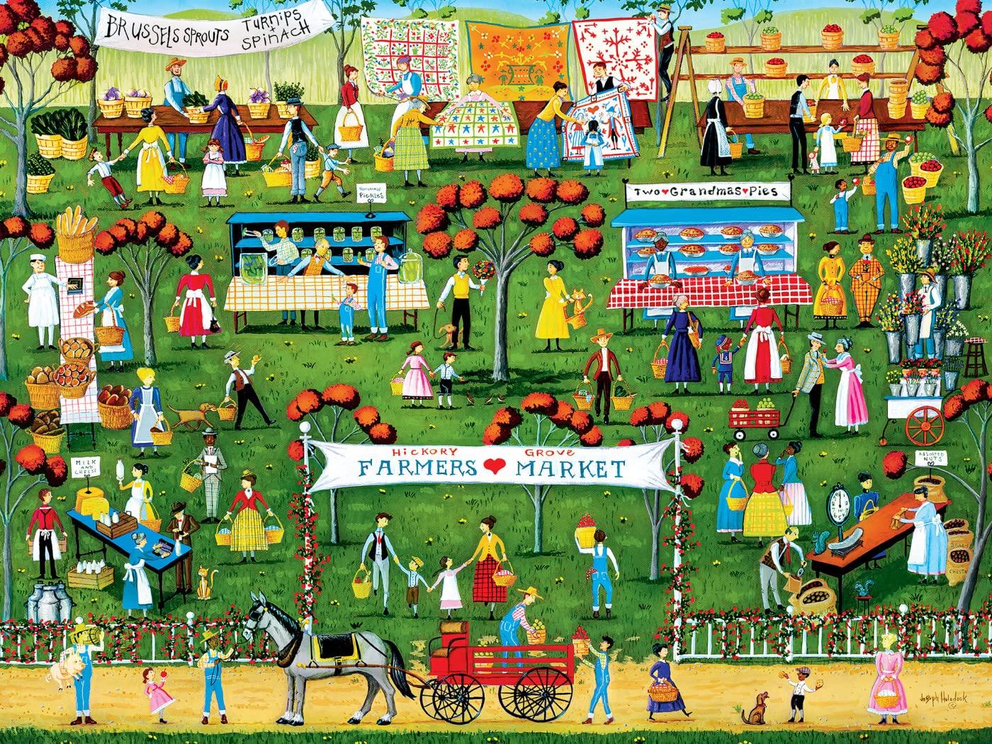 Masterpieces Masterpieces 750 Piece Jigsaw Puzzle for Adults, Family, Or Kids - Hickory Grove - 18\"x24\"