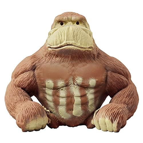 Tiefenets Squishy Monkey Toy, Stretch Gorilla Toy, Decompress and Stretch Stress Relief Toys, Cute as Animal Toys, Stretchy Gorilla Action Figure for Kids Child Boys Girls