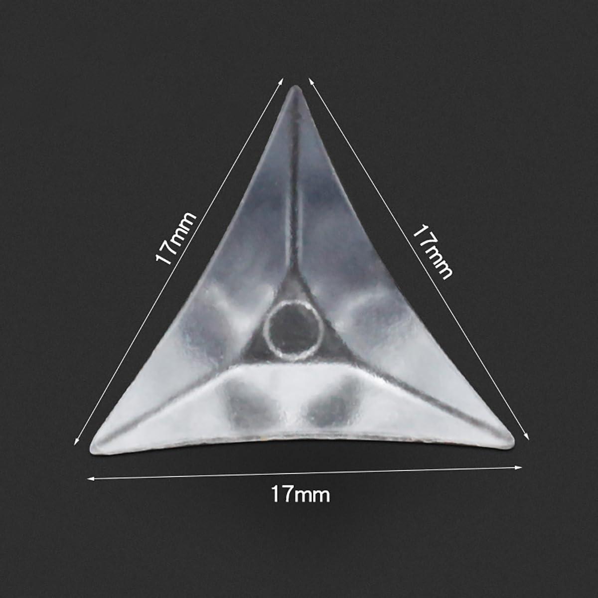 KDUPUP Triangle Stair Inside Corner Anti Dust Corners Guards Drawer Furniture Corner Protectors for Cabinet Drawer Wardrobe 100pcs