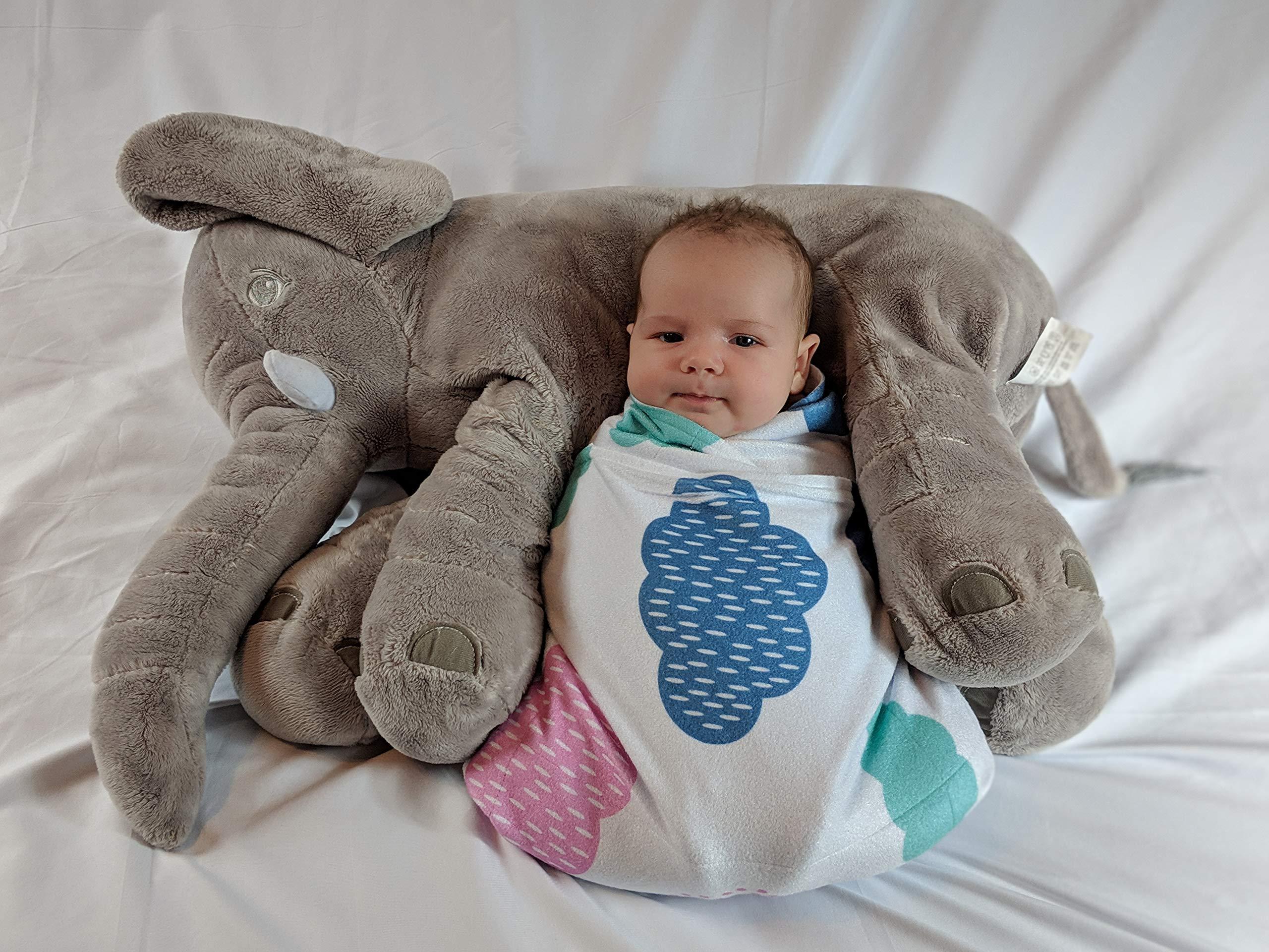 Snugglebumpkinz Snugglebumpkinz Swaddle - AdaptiFIT Baby Swaddle - Swaddle Blanket - Baby Swaddle Wrap | Infinitley Adjustable Secure Swaddle Blanket That Helps You get More Sleep | Clouds