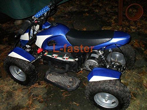 L-faster L-faster 500W Electric Motorcycle Motor Kit Use 25H Chain Drive High Speed Electric Scooter Replacement Electric Karting Conversion kit (24V pedal kit)