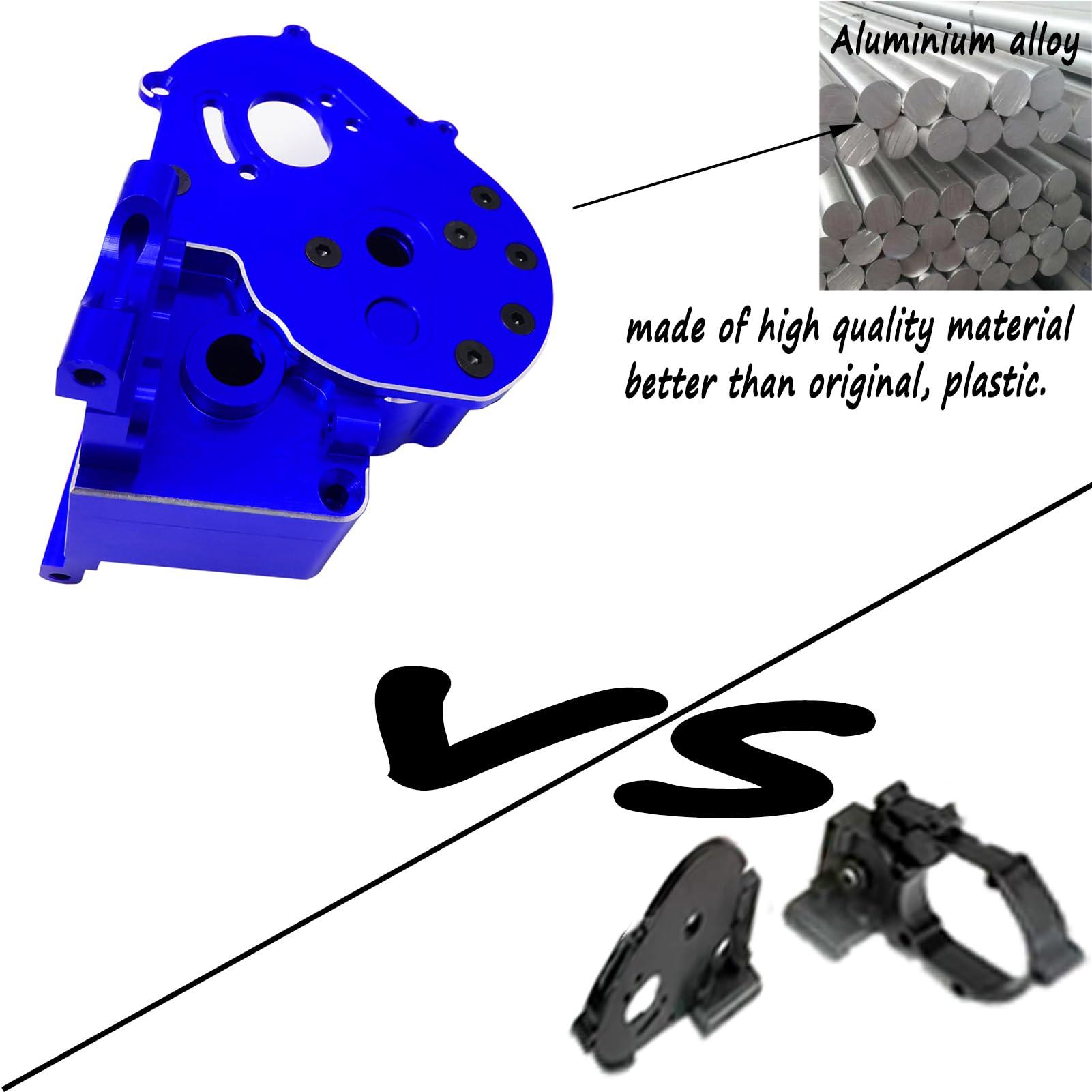 XZSNLYZ Upgrade Aluminum Transmission Case Gearbox Sets Fit for 1/10 Traxxas 2WD Slash/VXL, Stampede/VXL, Rustler/VXL, Bandit/VXL RC Car, ETC. Replace #3691/A