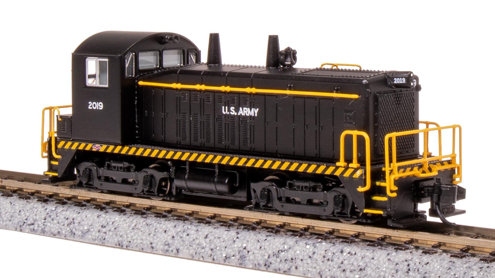 Broadway Limited Imports Broadway Limited 7527 EMD SW8, USAX 2034, Black w/US Army, Paragon4 Sound/DC/DCC, N (NP)