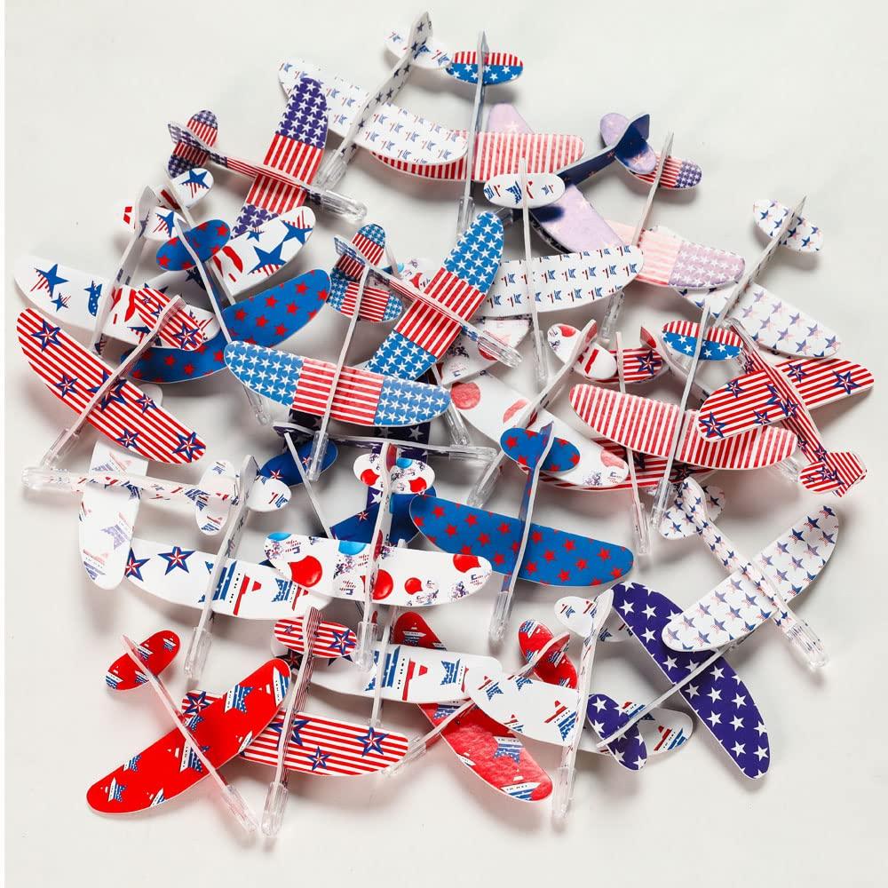 Defemim Defemim 32 Pack Glider Planes for Kids,Foam Glider Plane Toy,Foam Gliders Planes Toys for Kids,16 Designs,for Boys and Girls Birthday Party Favors,Classroom Prizes,party favors kids