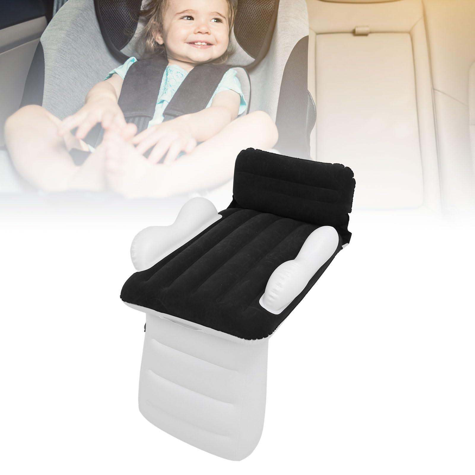 GOTOTOP Inflatable Toddler Travel Bed, Toddler Blow Up Mattress with Sides, with Safety Bumpers for Travel, Complete Kids Air Mattress Set with High Speed Pump and Carry Bag