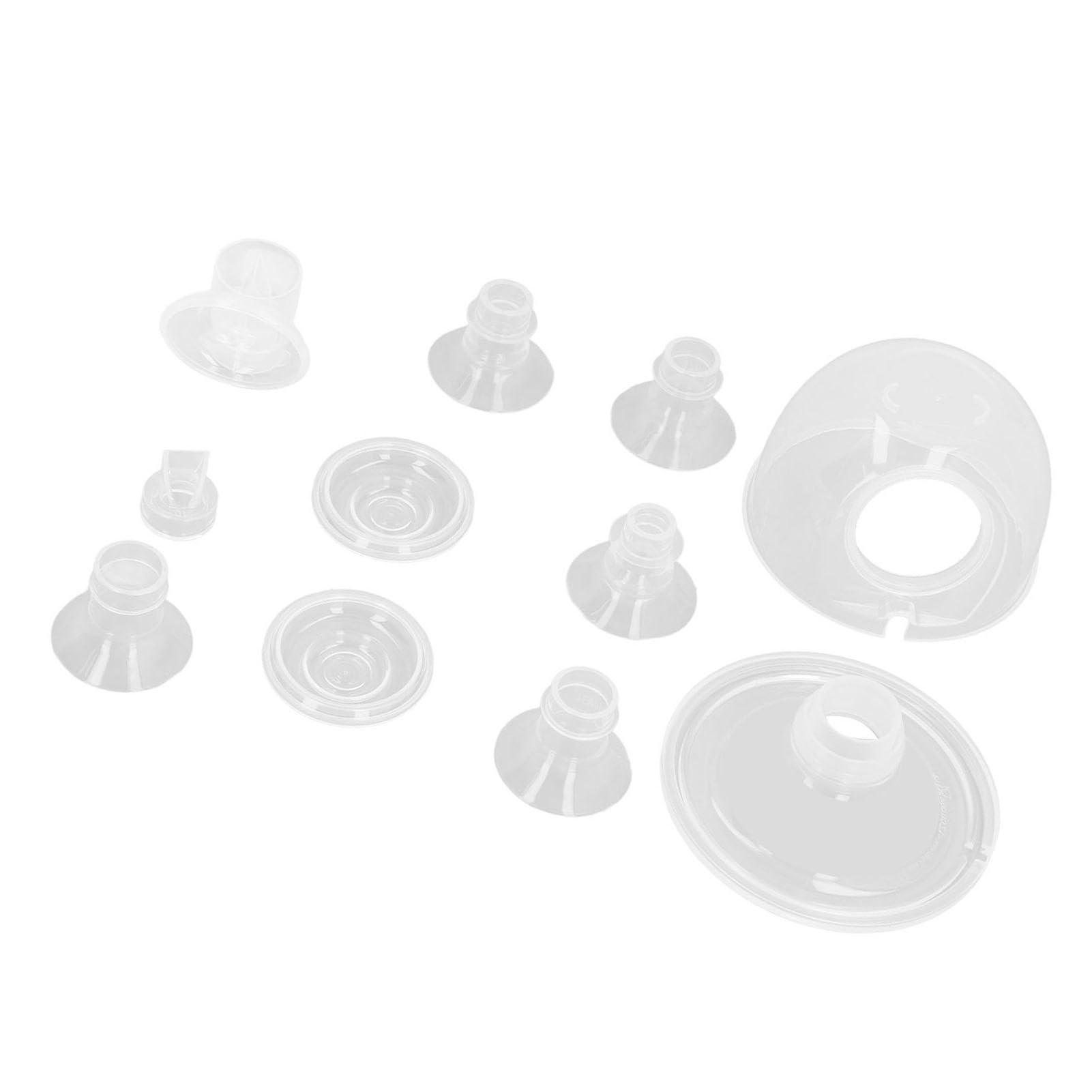 ANGGREK Silicone Breast Pump Flange Inserts, Comfort Reduce Swelling Wearable Breast Pump Flange Inserts for S9 S10 S12 for Daily Use