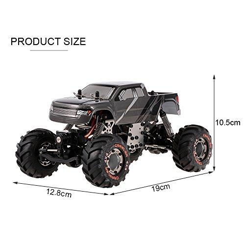 Goolsky Gooksky HBX 2098B RC Car 1/24 2.4GHz 4WD 4WS Devastator Rock Crawler RTR with Double Servo Off-Road Car