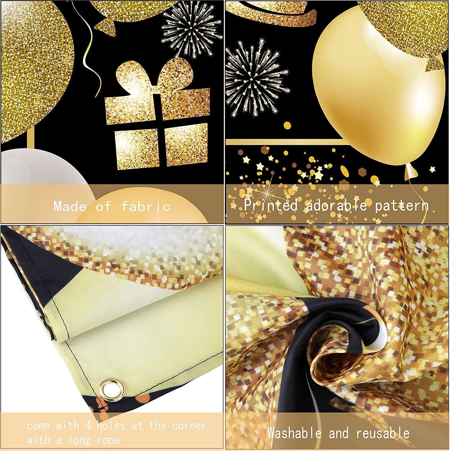 IMISI 50th Happy Birthday Banner Birthday Decorations for Men Birthday Party Decorations Birthday Backdrop