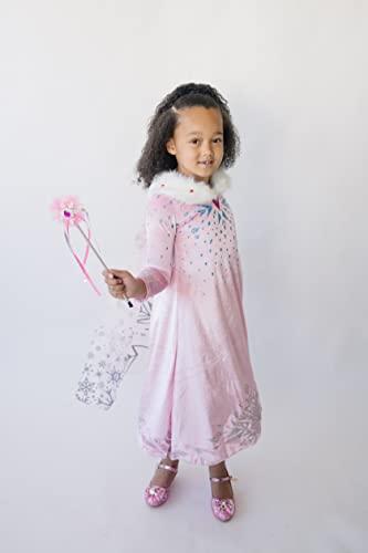 Chloe Emily & Co Chloe Emily & Co Elsa Dress for Girls – Frozen Princess Costume Kids Cosplay Costumes (Pink With Accessories, Age 4)