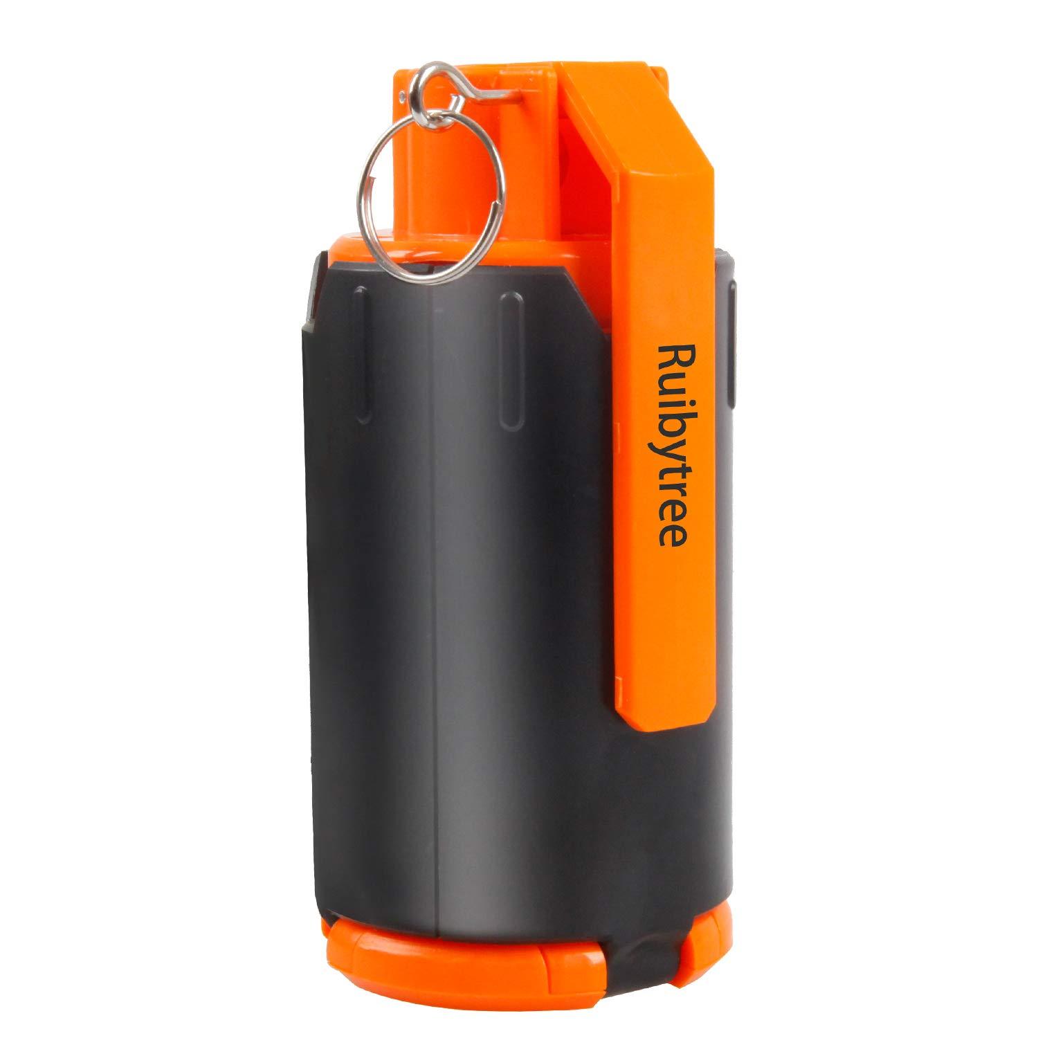 Ruibytree Ruibytree Tactical Plastic Toy Bomb for Nerf CS Nerf Rival Battle Game with 60PCS Rounds Refill Bullet Balls Ammo - (Orange)