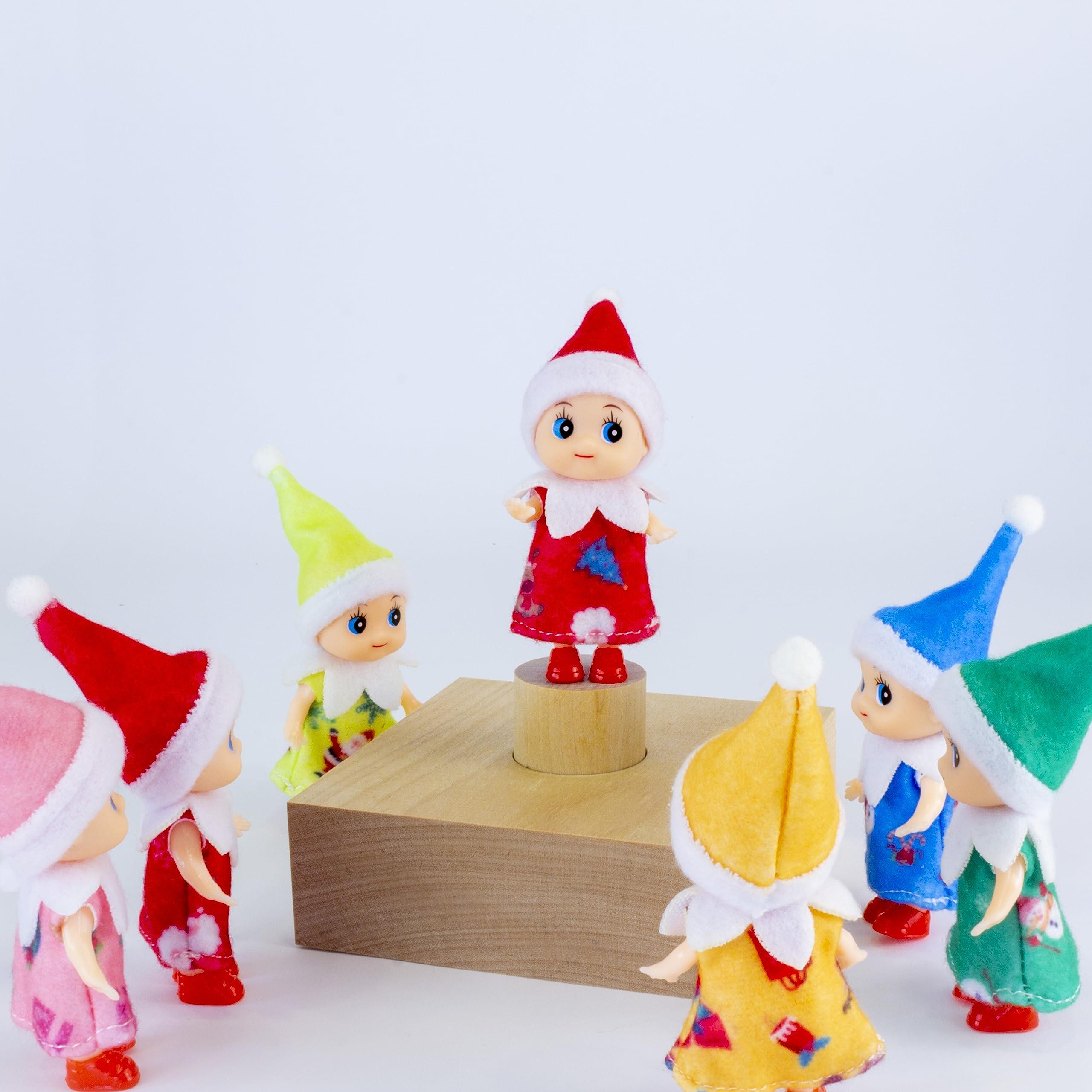 LitoMagic LitoMagic Tiny Baby Elf Doll in Red Dress