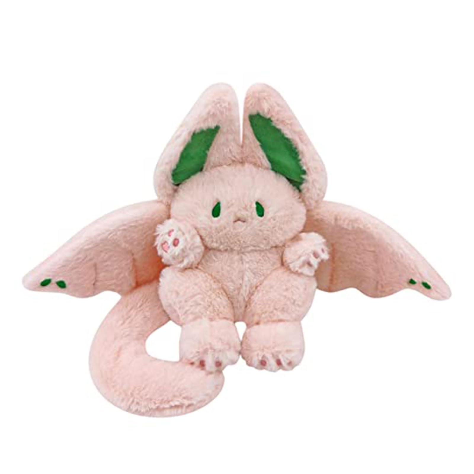 fokesty Fokesty Bat Rabbit Plush Toy, Soft Bunny Stuffed Animal with Bat Wings, Cute Plush Toy for Kids, 13.8in