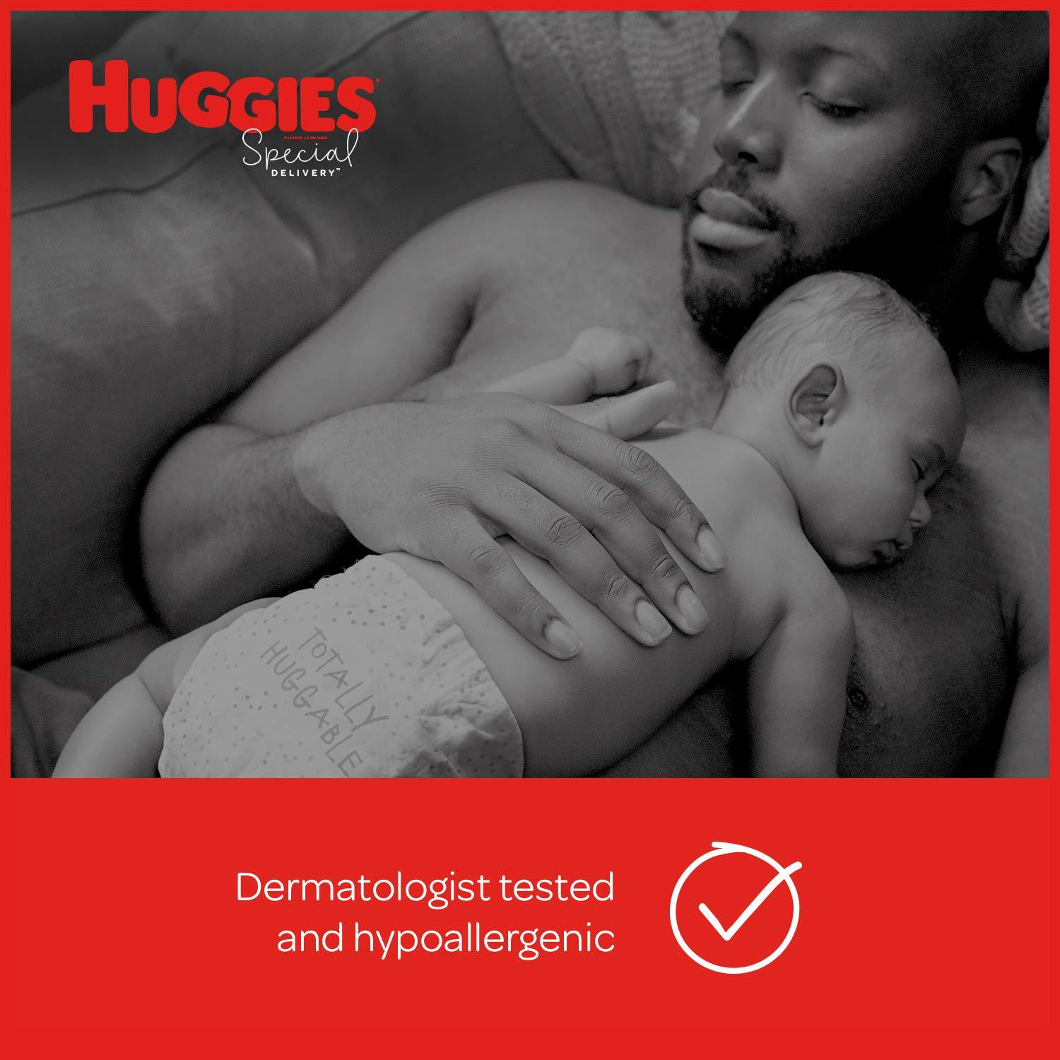 HUGGIES Huggies Special Delivery Hypoallergenic Diapers, Size Newborn, 32 Ct