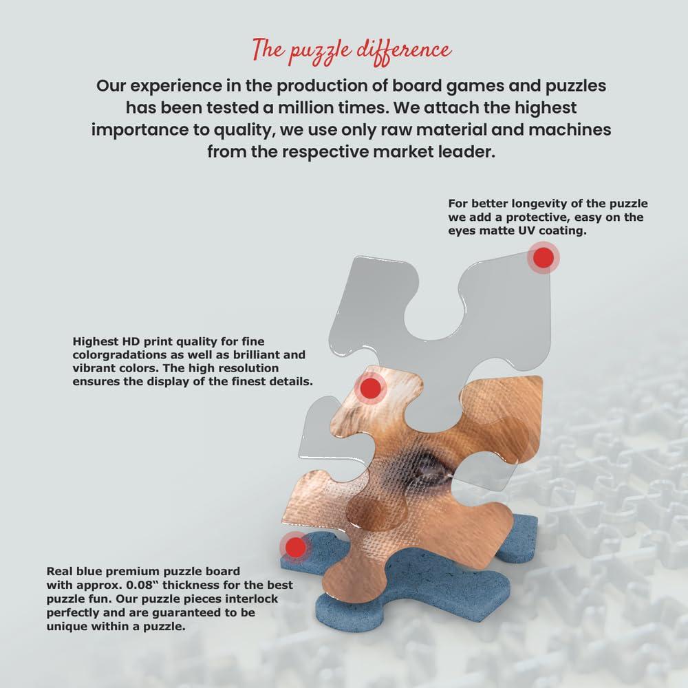 MyPuzzle.com MyPuzzle The Town of Oia On The Island of Santorini Greece - Premium 500 Piece Jigsaw Puzzle for Adults