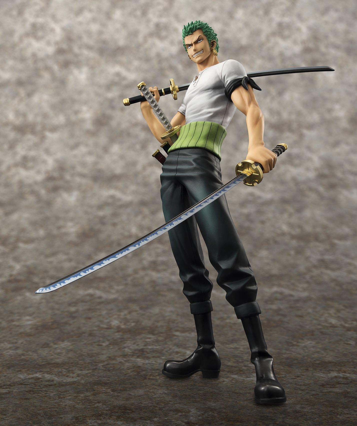 Megahouse Megahouse One Piece Portrait of Pirates: Limited Edition Roronoa Zoro 10th Anniversary 1:8 Scale PVC Figure