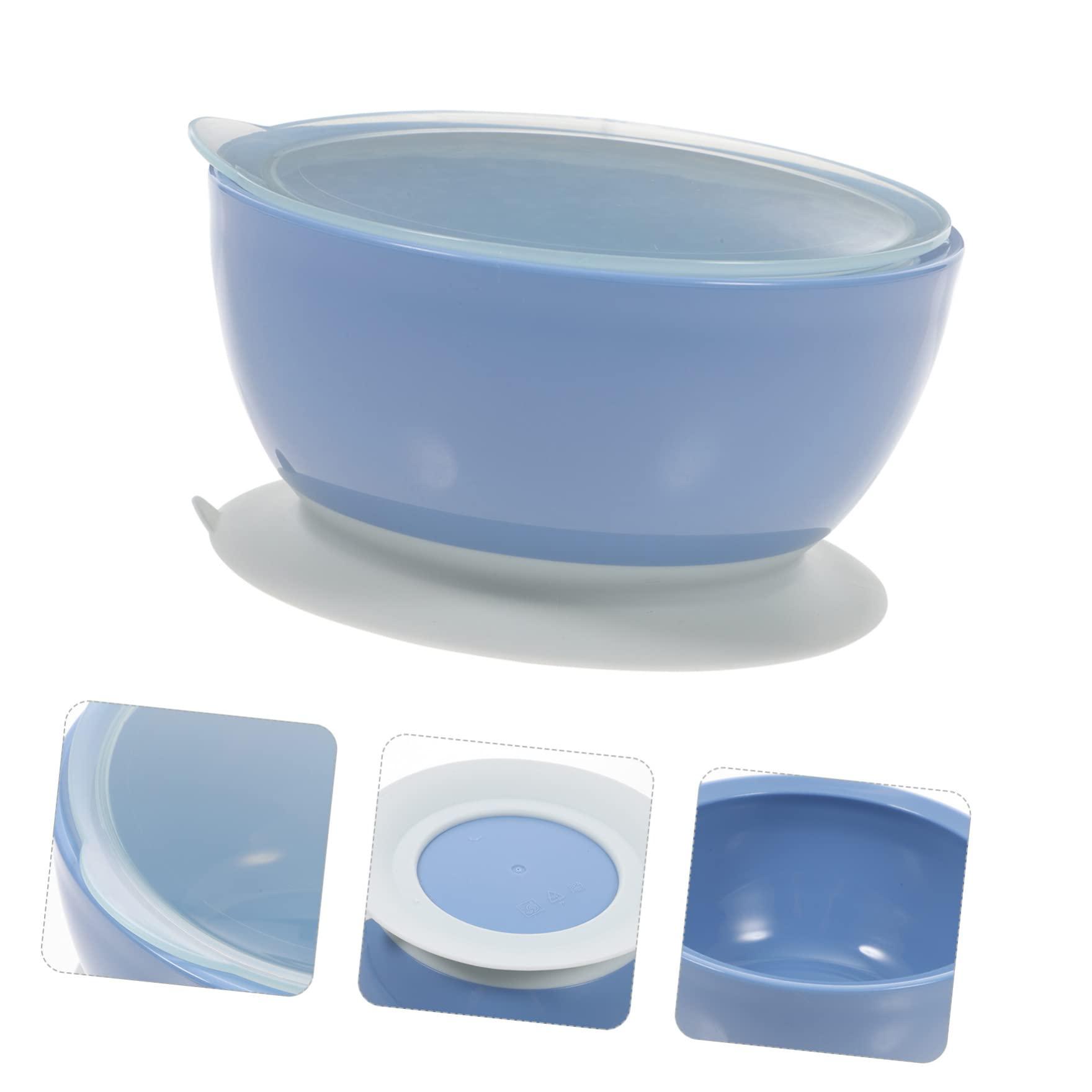 Kisangel Suction Bowl Infant Plate Silicone Baby Bowl Baby Bowl with Suction Toddler Plate Suction Plate for Baby Kids Bowl Baby Bowl with Lid Kids Plate Toddler Bowl Infant Bowl Baby Plate